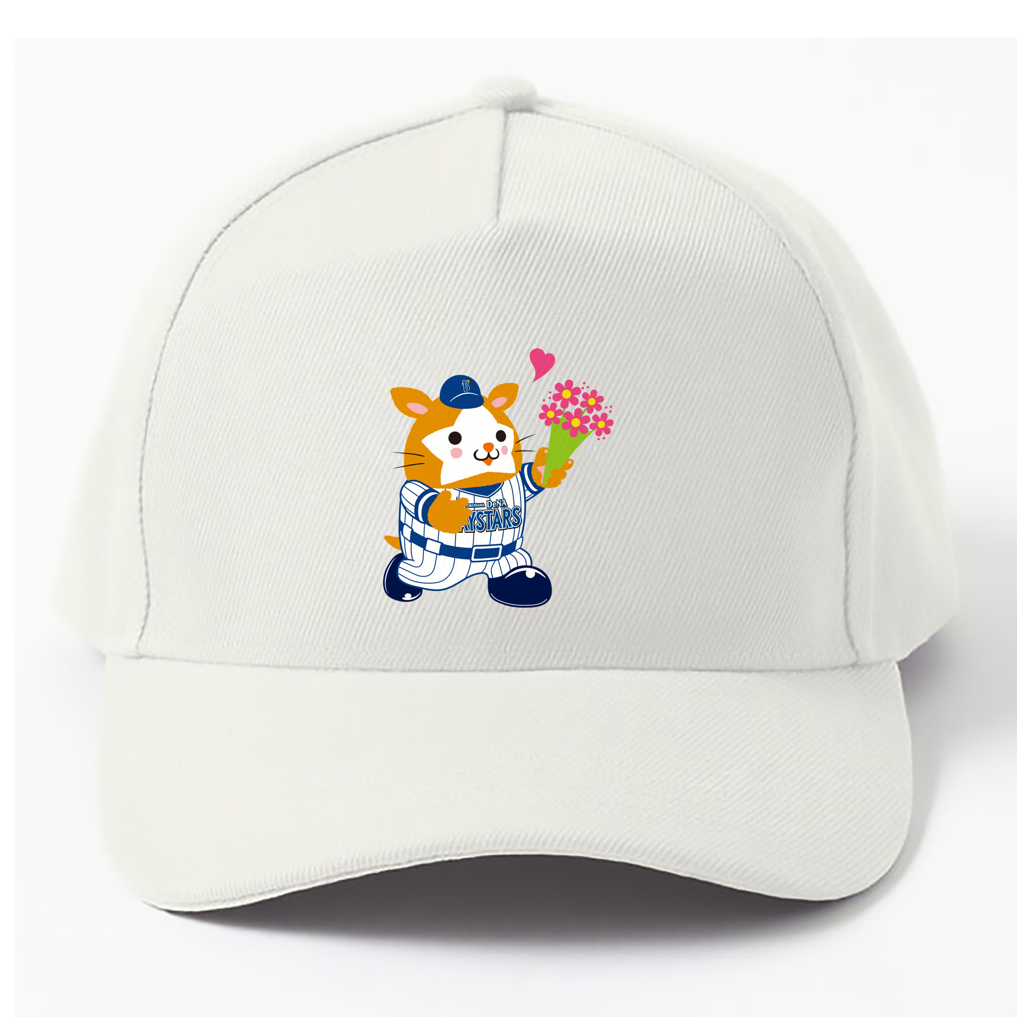 YOKOHAMA DeNA BAYSTARS MASCOT DB.STARMAN APPLICATION CONFESS Logo - ベースボールキャップ ・ 綿100％ ・ 男女兼用 ・ スポーツ 帽子 ・ 日常使い 散歩 アウトドア 旅行用