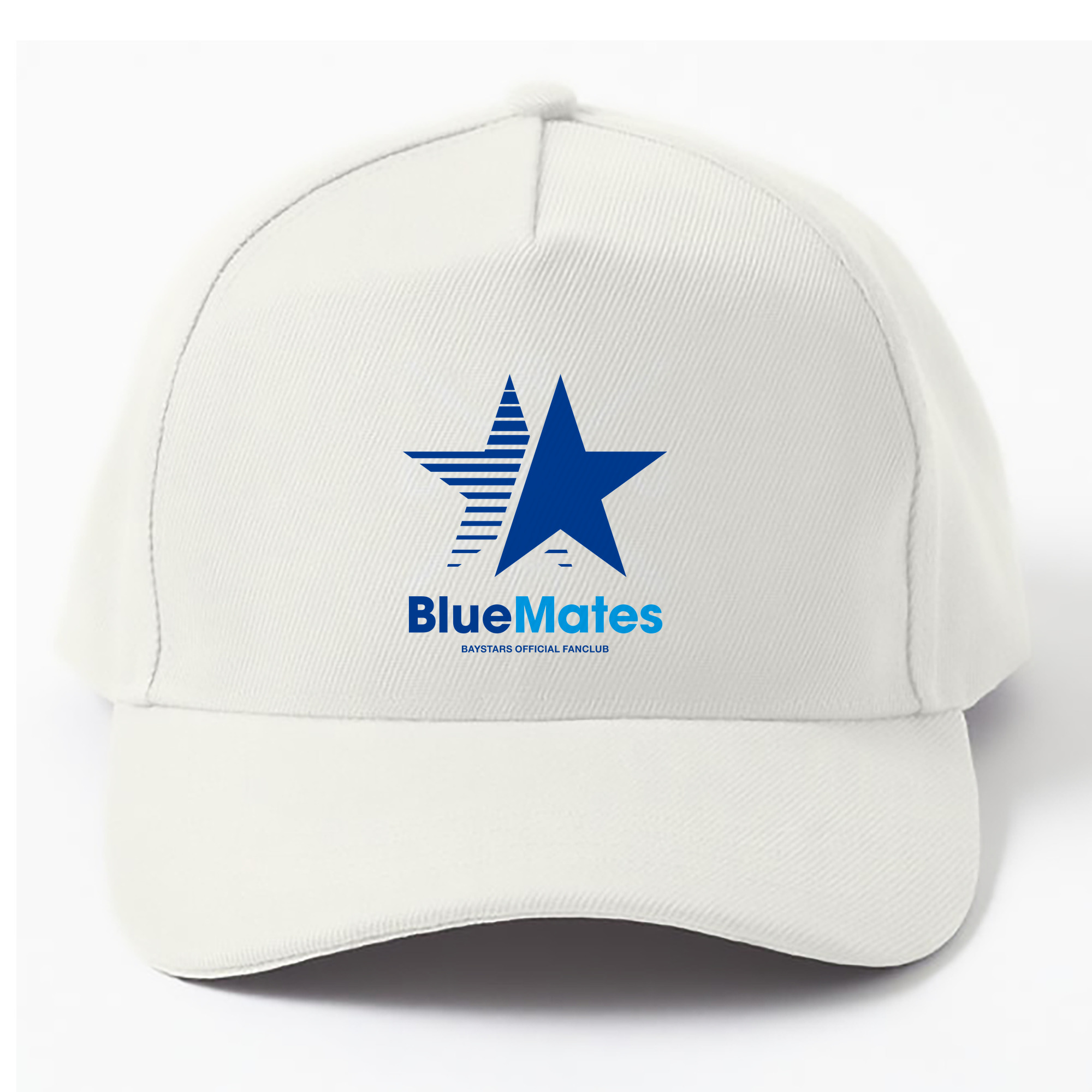 YOKOHAMA DeNA BAYSTARS FANCLUB BLUE MATES ORIGINAL Logo - ベースボールキャップ ・ 綿100％ ・ 男女兼用 ・ スポーツ 帽子 ・ 日常使い 散歩 アウトドア 旅行用