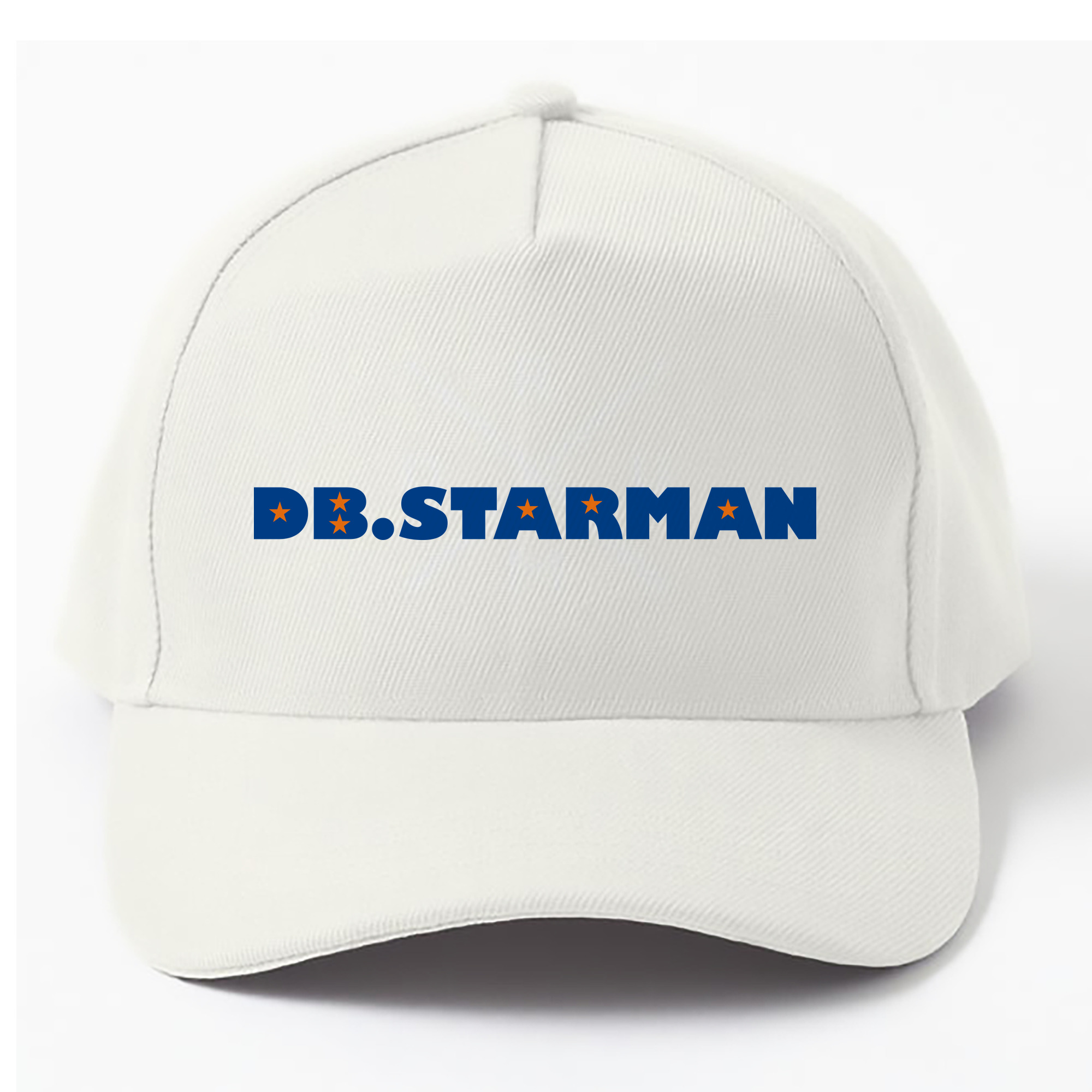 YOKOHAMA DeNA BAYSTARS MASCOT DB.STARMAN NAME WORDMARK Logo - ベースボールキャップ ・ 綿100％ ・ 男女兼用 ・ スポーツ 帽子 ・ 日常使い 散歩 アウトドア 旅行用