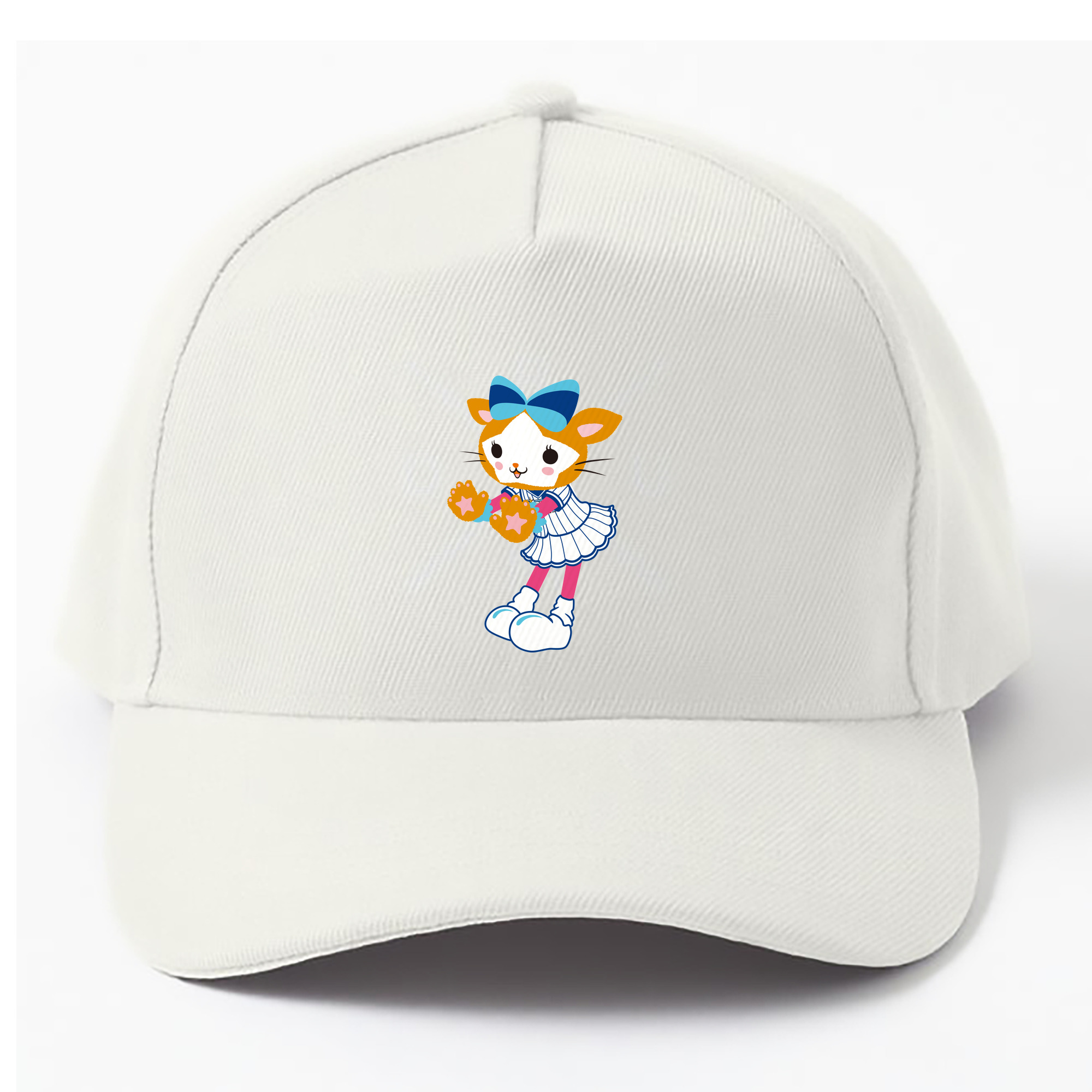 YOKOHAMA DeNA BAYSTARS MASCOT DB.KIRARA APPLICATION CONFESSED Logo - ベースボールキャップ ・ 綿100％ ・ 男女兼用 ・ スポーツ 帽子 ・ 日常使い 散歩 アウトドア 旅行用