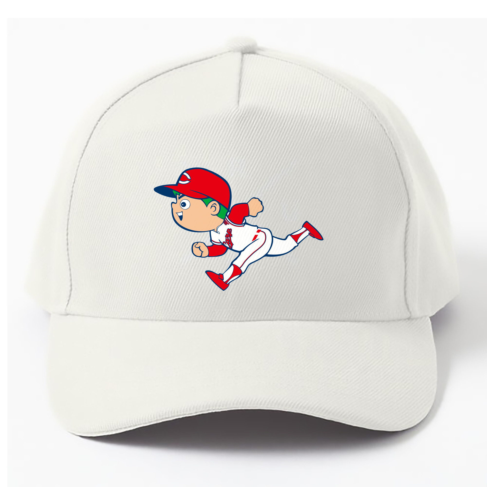 HIROSHIMA TOYO CARP MASCOT CARP BOYA RUNNING APPLICATION Logo - ベースボールキャップ ・ 綿100％ ・ 男女兼用 ・ スポーツ 帽子 ・ 日常使い 散歩 アウトドア 旅行用
