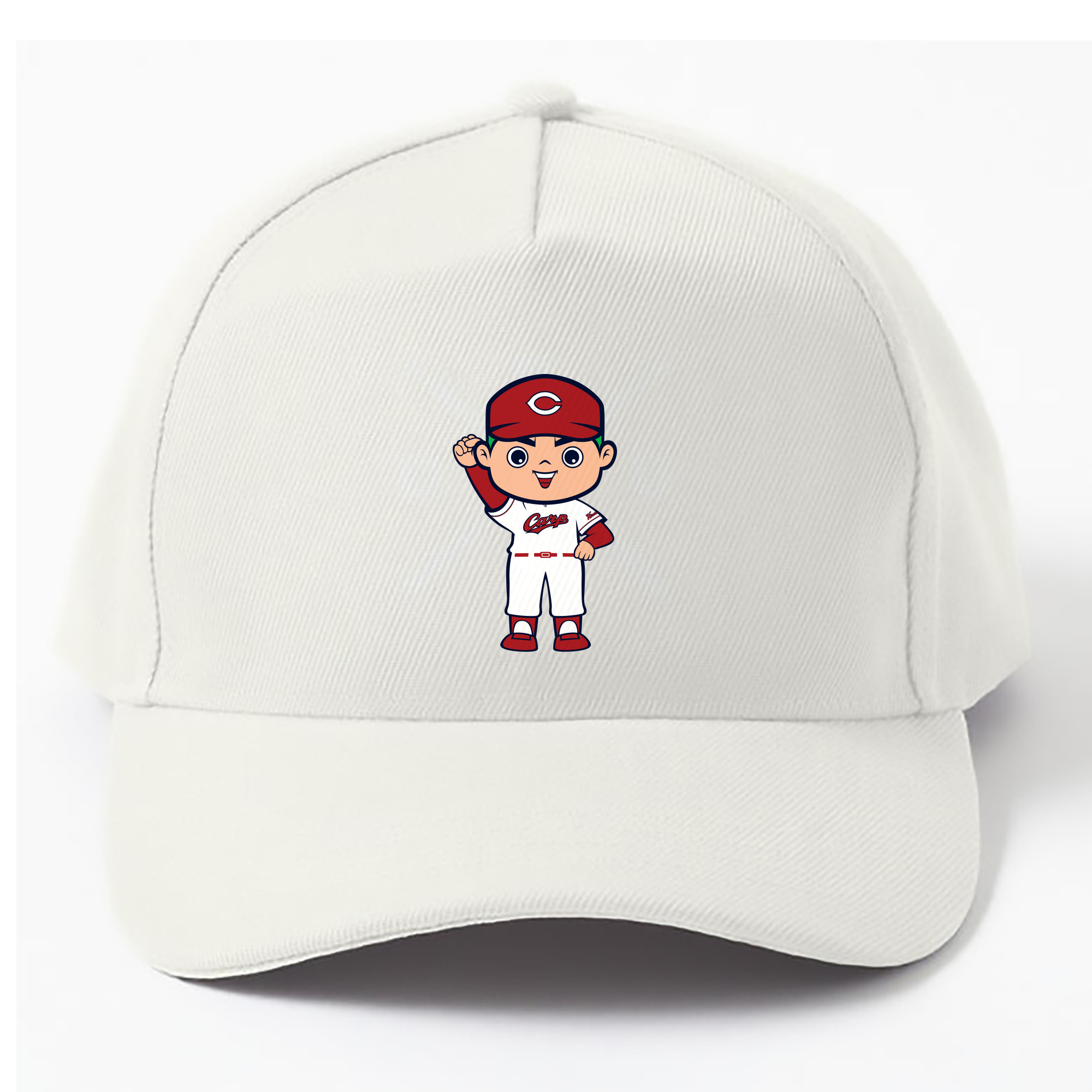 HIROSHIMA TOYO CARP MASCOT CARP BOYA 2023 HOME UNIFORM APPLICATION FIGHTING Logo - ベースボールキャップ ・ 綿100％ ・ 男女兼用 ・ スポーツ 帽子 ・ 日常使い 散歩 アウトドア 旅行用