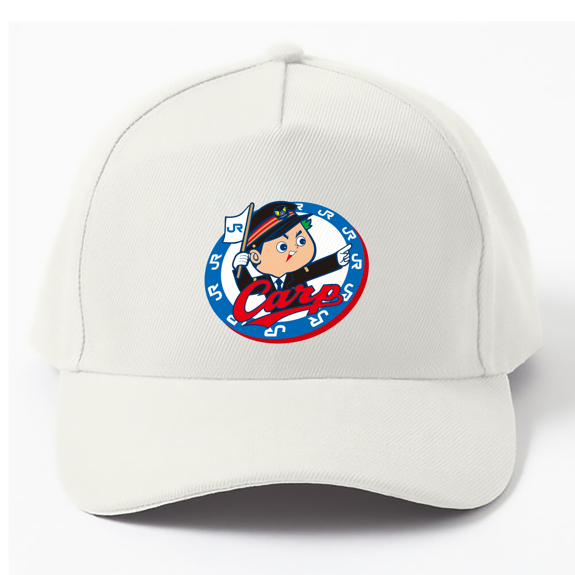 HIROSHIMA TOYO CARP MASCOT JR Logo - ベースボールキャップ ・ 綿100％ ・ 男女兼用 ・ スポーツ 帽子 ・ 日常使い 散歩 アウトドア 旅行用
