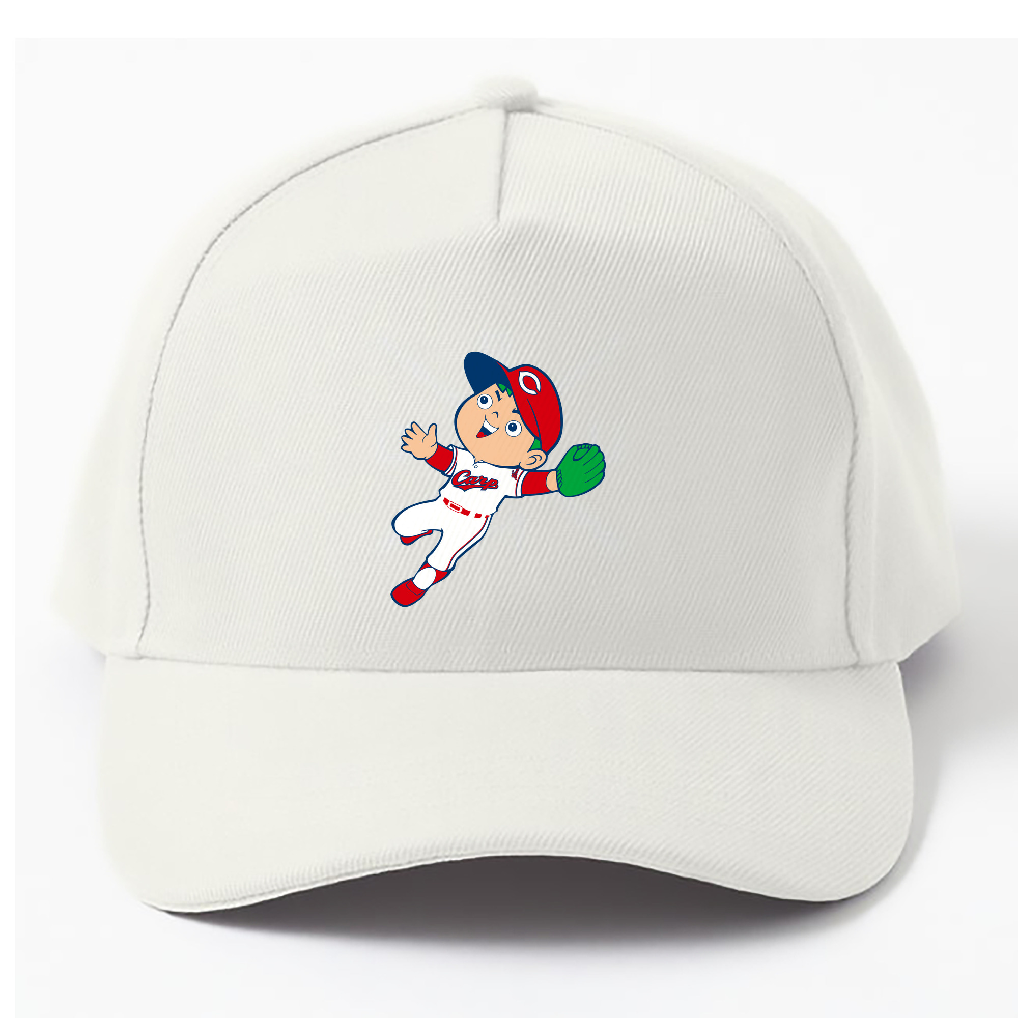 HIROSHIMA TOYO CARP CARP BOYA APPLICATION FLY CATCHING Logo - ベースボールキャップ ・ 綿100％ ・ 男女兼用 ・ スポーツ 帽子 ・ 日常使い 散歩 アウトドア 旅行用