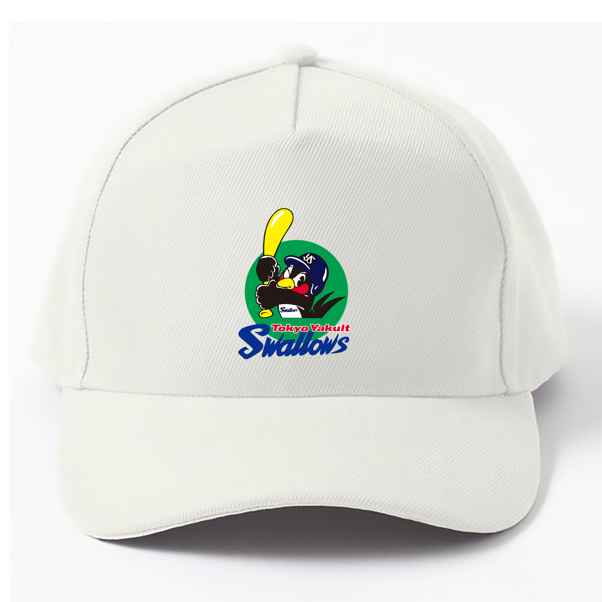 TOKYO YAKULT SWALLOWS Logo - ベースボールキャップ ・ 綿100％ ・ 男女兼用 ・ スポーツ 帽子 ・ 日常使い 散歩 アウトドア 旅行用