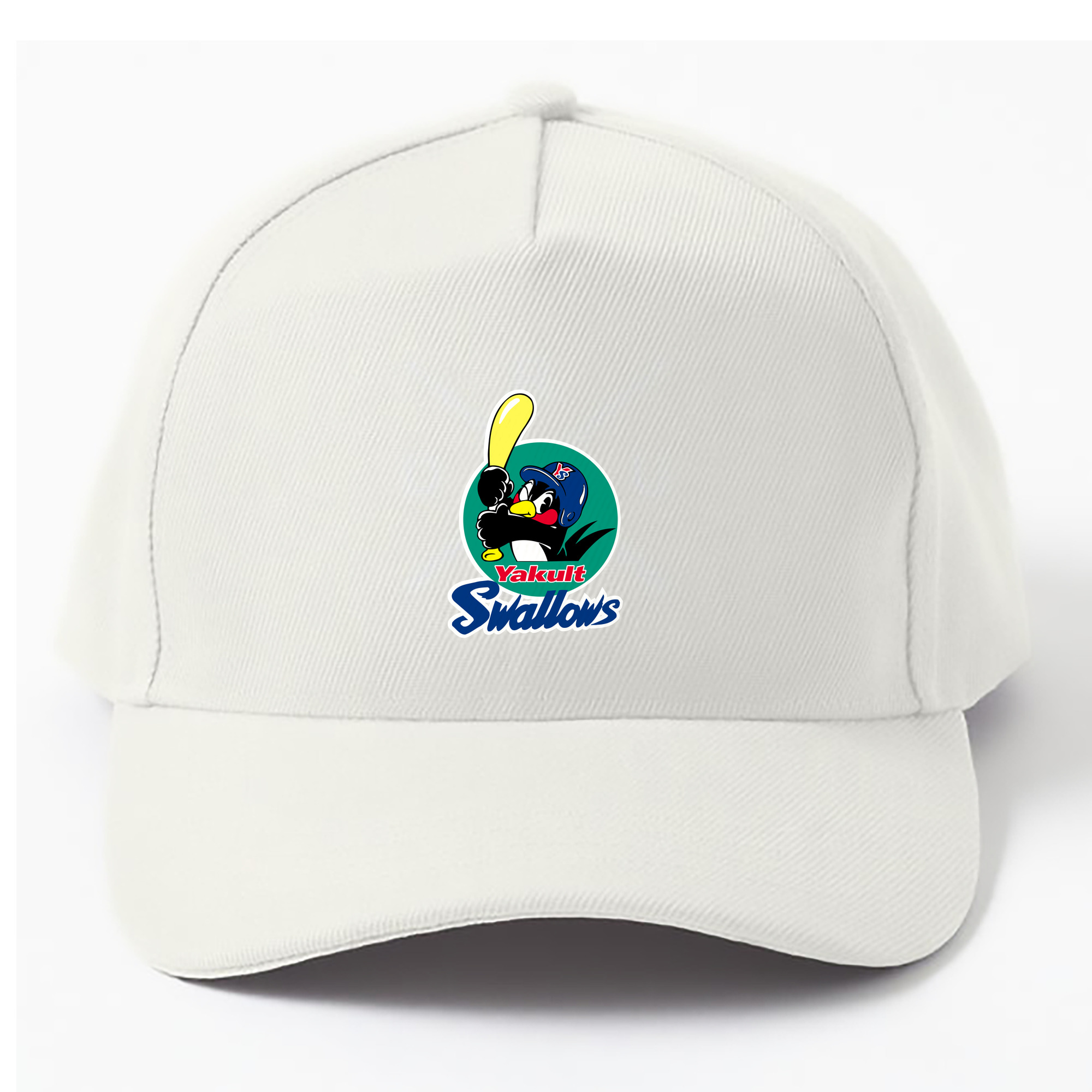 YAKULT SWALLOWS EMBLEM ORIGINAL Logo - ベースボールキャップ ・ 綿100％ ・ 男女兼用 ・ スポーツ 帽子 ・ 日常使い 散歩 アウトドア 旅行用