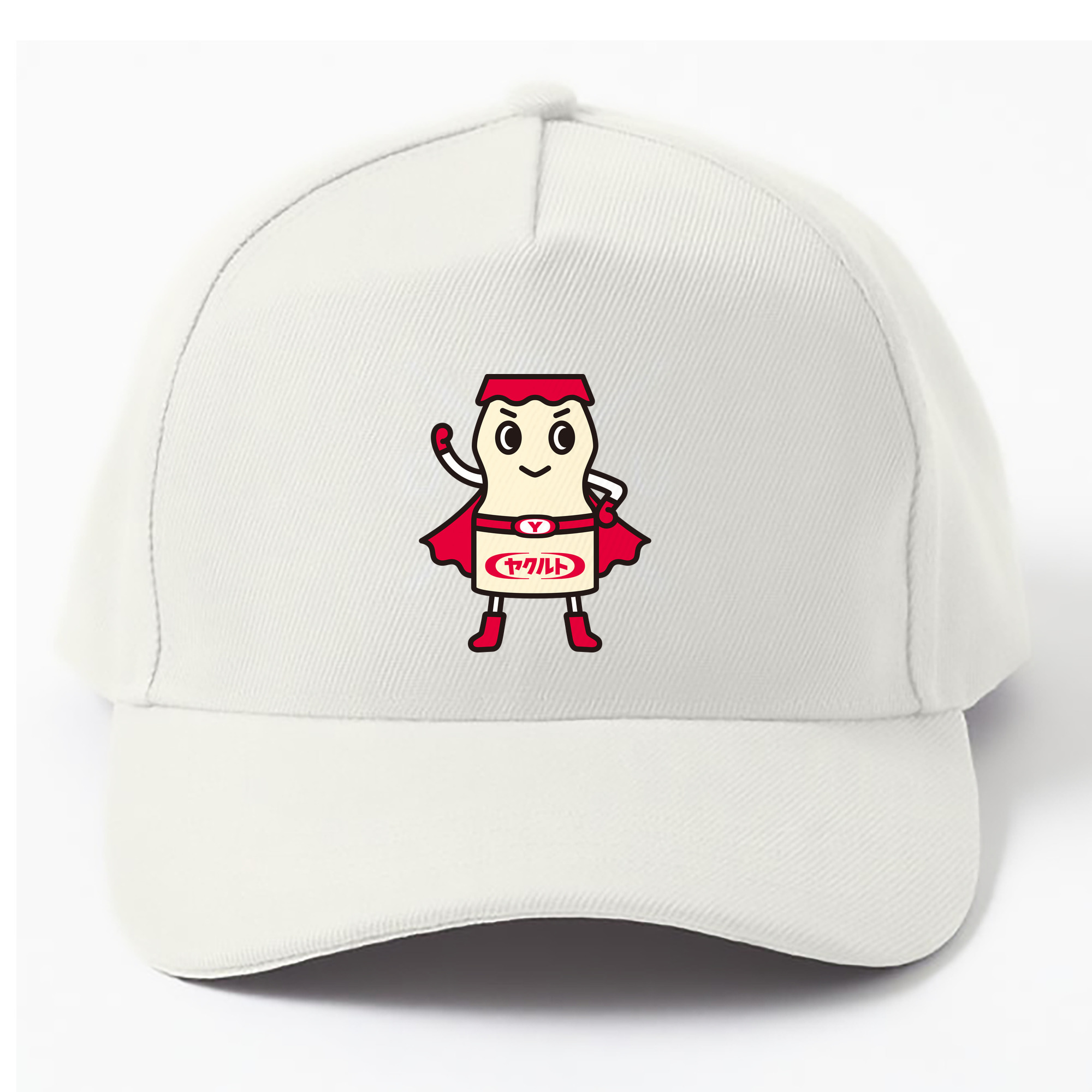 YAKULT YAKULTMAN ORIGINAL Logo - ベースボールキャップ ・ 綿100％ ・ 男女兼用 ・ スポーツ 帽子 ・ 日常使い 散歩 アウトドア 旅行用