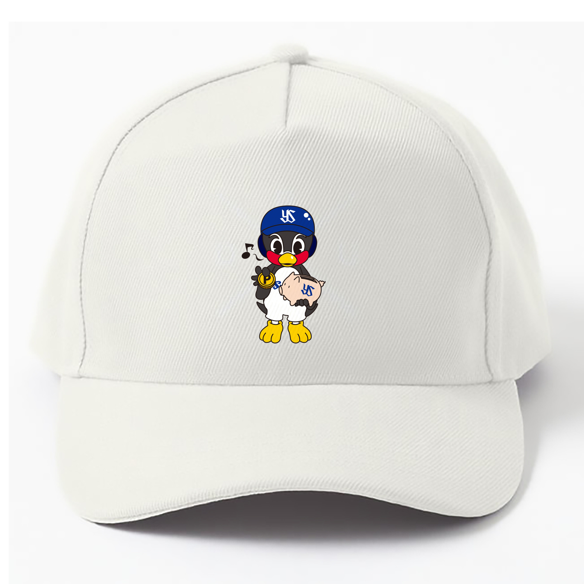 TOKYO YAKULT SWALLOWS MASCOT Logo - ベースボールキャップ ・ 綿100％ ・ 男女兼用 ・ スポーツ 帽子 ・ 日常使い 散歩 アウトドア 旅行用