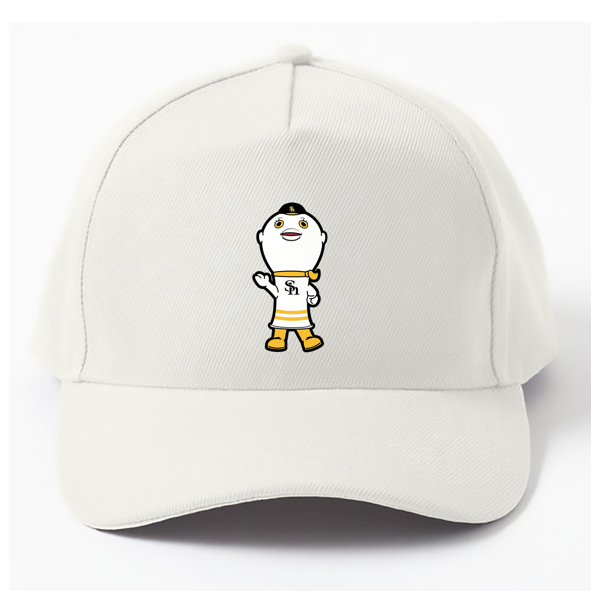 FUKUOKA SOFTBANK HAWKS MASCOT FUSANG Logo - ベースボールキャップ ・ 綿100％ ・ 男女兼用 ・ スポーツ 帽子 ・ 日常使い 散歩 アウトドア 旅行用