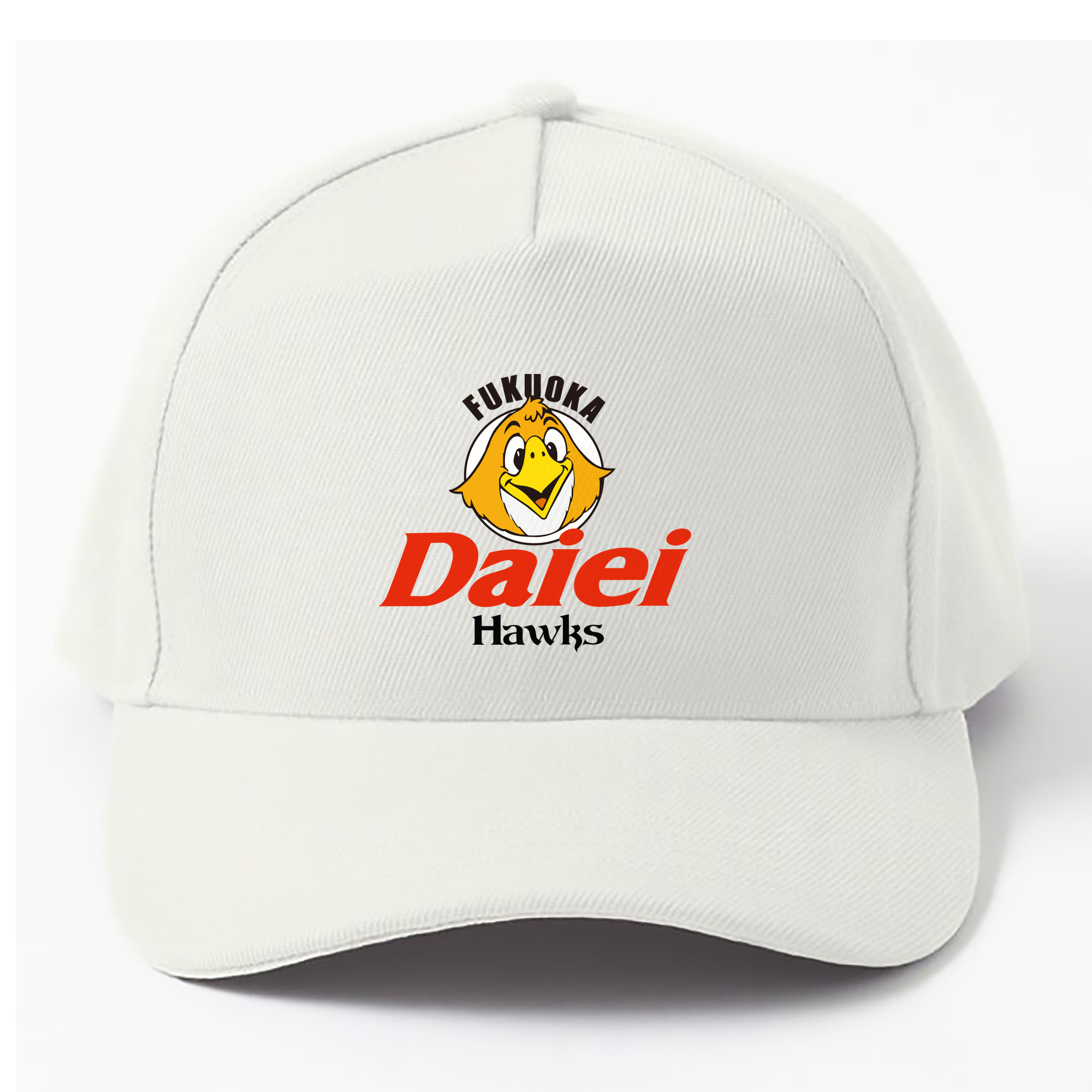 FUKUOKA DAIEI HAWKS Logo - ベースボールキャップ ・ 綿100％ ・ 男女兼用 ・ スポーツ 帽子 ・ 日常使い 散歩 アウトドア 旅行用