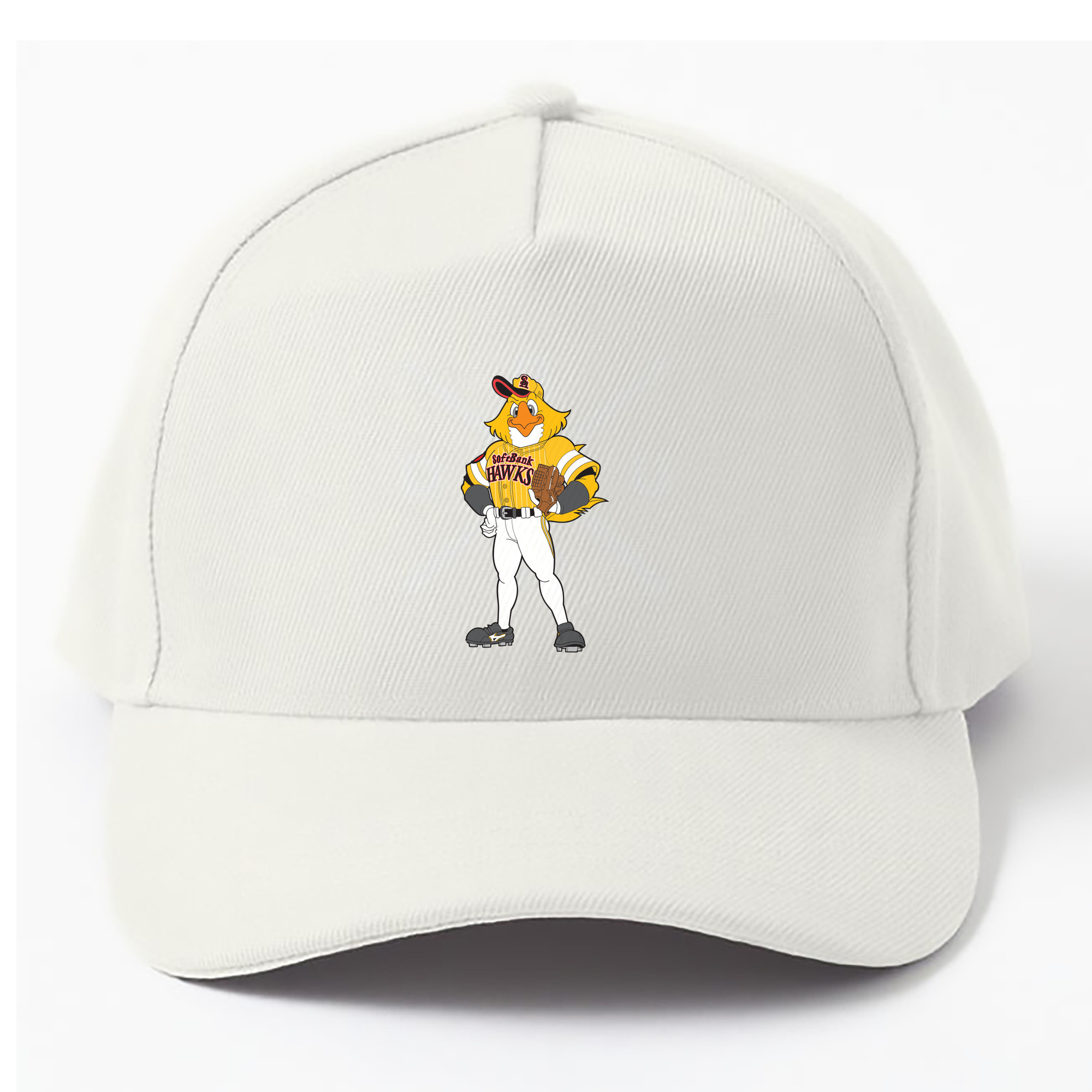 FUKUOKA SOFTBANK HAWKS MASCOT HARRY HAWK APPLICATION TAKA NO SAITEN 2015 Logo - ベースボールキャップ ・ 綿100％ ・ 男女兼用 ・ スポーツ 帽子 ・ 日常使い 散歩 アウトドア 旅行用