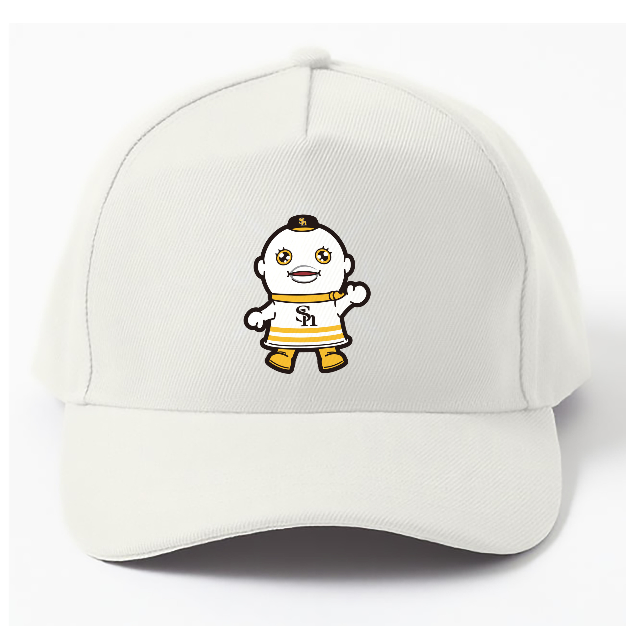 FUKUOKA SOFTBANK HAWKS MASCOT KOFUSANG Logo - ベースボールキャップ ・ 綿100％ ・ 男女兼用 ・ スポーツ 帽子 ・ 日常使い 散歩 アウトドア 旅行用