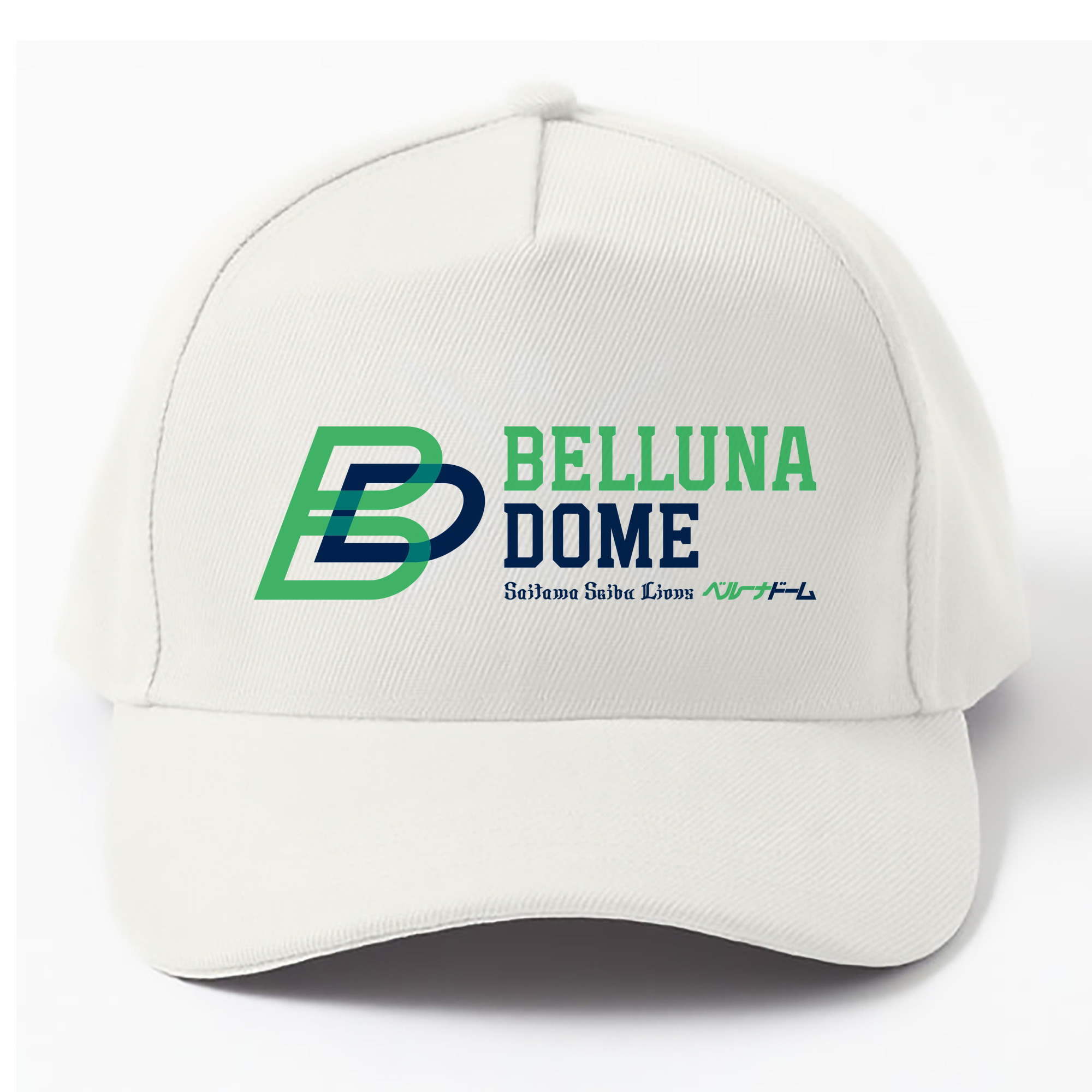 BELLUNA DOME ENGLISH VERSION Logo - ベースボールキャップ ・ 綿100％ ・ 男女兼用 ・ スポーツ 帽子 ・ 日常使い 散歩 アウトドア 旅行用