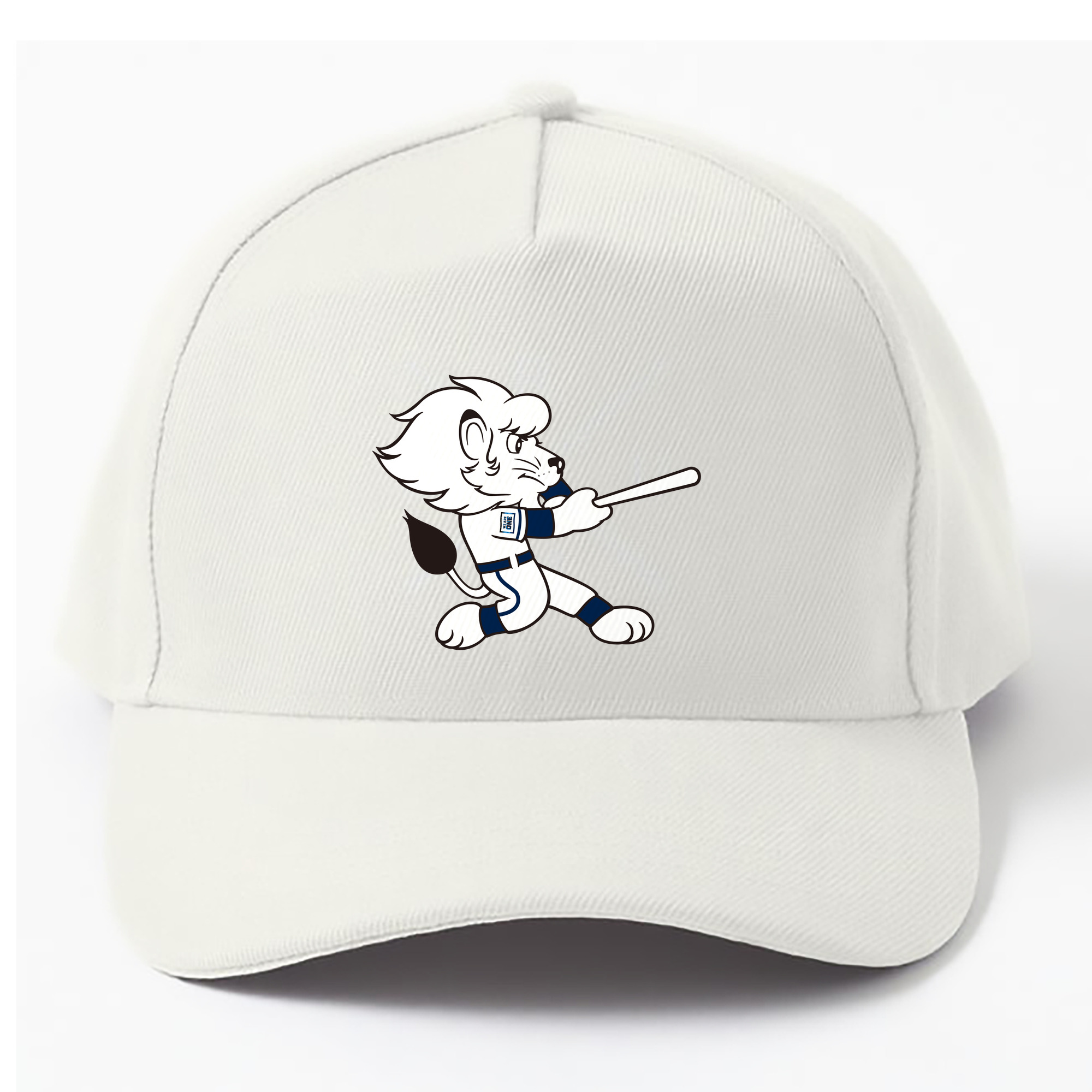 SAITAMA SEIBU LIONS MASCOT LEO APPLICATION BATTING WE ARE THE ONE Logo - ベースボールキャップ ・ 綿100％ ・ 男女兼用 ・ スポーツ 帽子 ・ 日常使い 散歩 アウトドア 旅行用