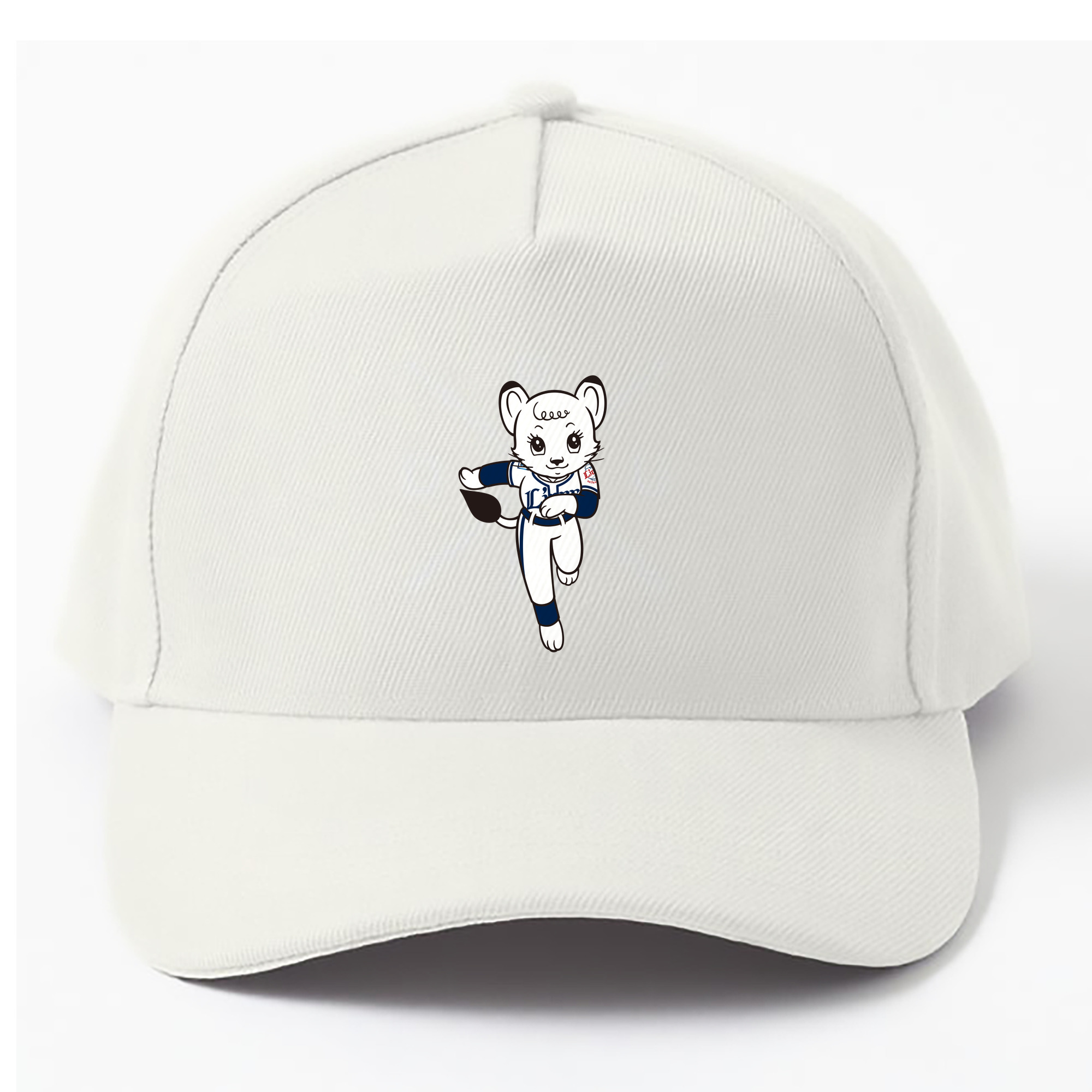 SAITAMA SEIBU LIONS MASCOT LINA APPLICATION RUNNING WE ARE THE ONE Logo - ベースボールキャップ ・ 綿100％ ・ 男女兼用 ・ スポーツ 帽子 ・ 日常使い 散歩 アウトドア 旅行用