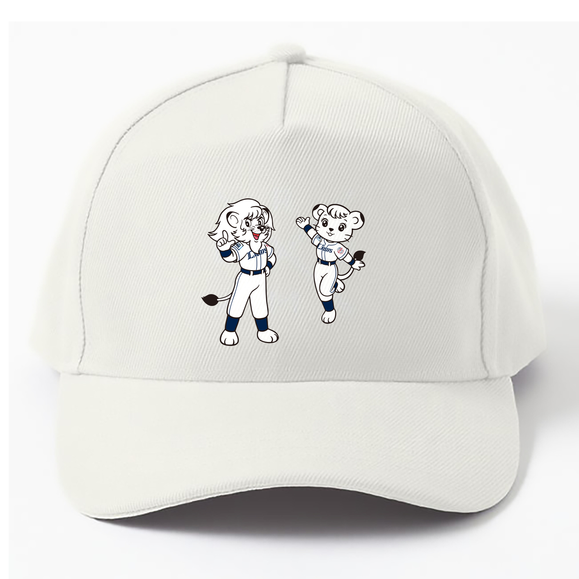 SAITAMA SEIBU LIONS MASCOT LEO LINA 70TH ANNIVERSARY Logo - ベースボールキャップ ・ 綿100％ ・ 男女兼用 ・ スポーツ 帽子 ・ 日常使い 散歩 アウトドア 旅行用