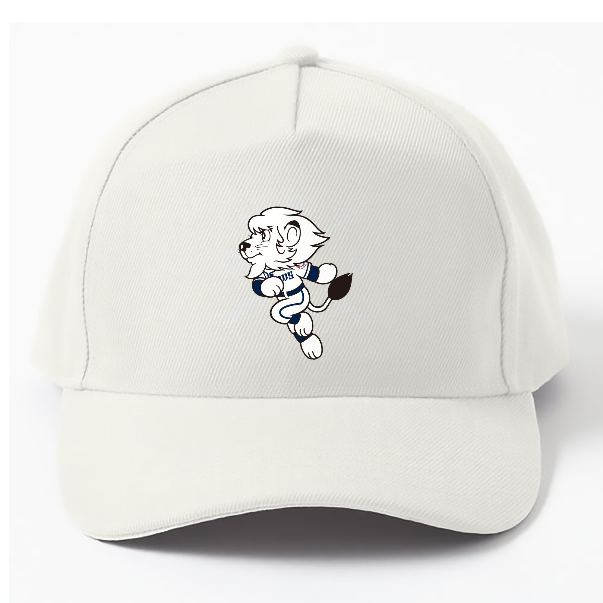 SAITAMA SEIBU LIONS MASCOT LEO APPLICATION RUNNING WE ARE THE ONE Logo - ベースボールキャップ ・ 綿100％ ・ 男女兼用 ・ スポーツ 帽子 ・ 日常使い 散歩 アウトドア 旅行用