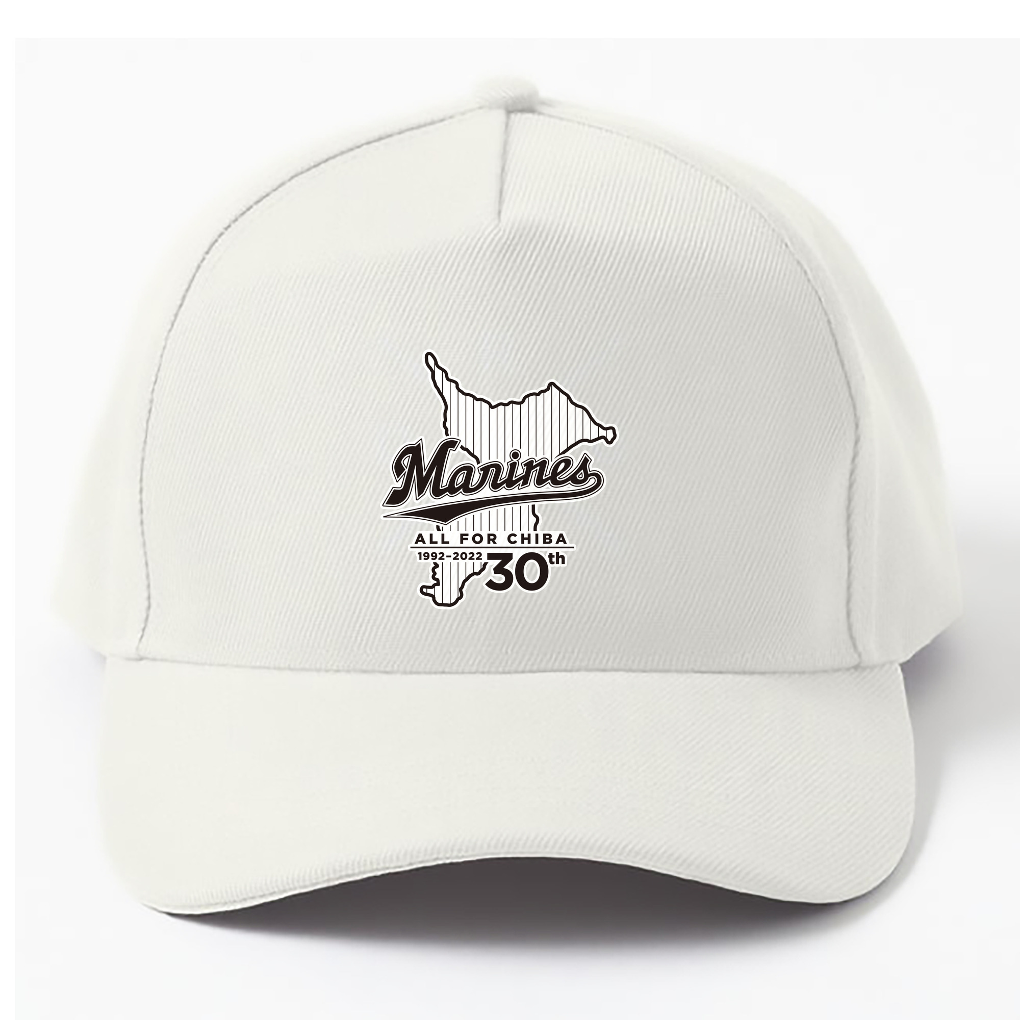 CHIBA LOTTE MARINES ALL FOR CHIBA 1992 2022 30TH ANNIVERSARY Logo - ベースボールキャップ ・ 綿100％ ・ 男女兼用 ・ スポーツ 帽子 ・ 日常使い 散歩 アウトドア 旅行用