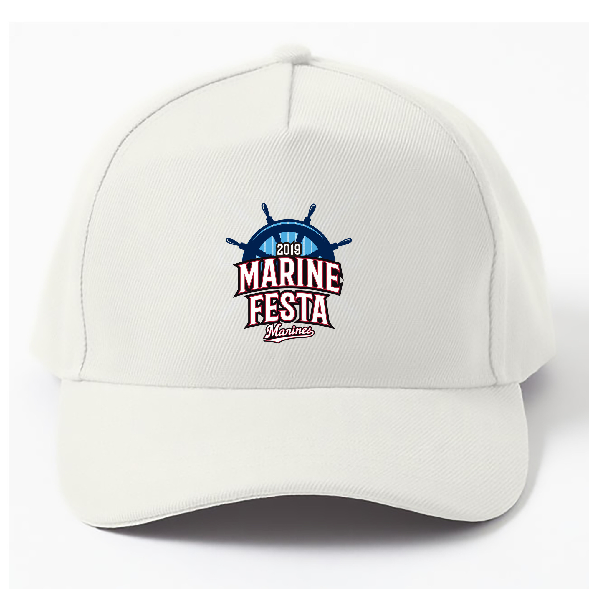 CHIBA LOTTE MARINES MARINE FESTA 2019 Logo - ベースボールキャップ ・ 綿100％ ・ 男女兼用 ・ スポーツ 帽子 ・ 日常使い 散歩 アウトドア 旅行用