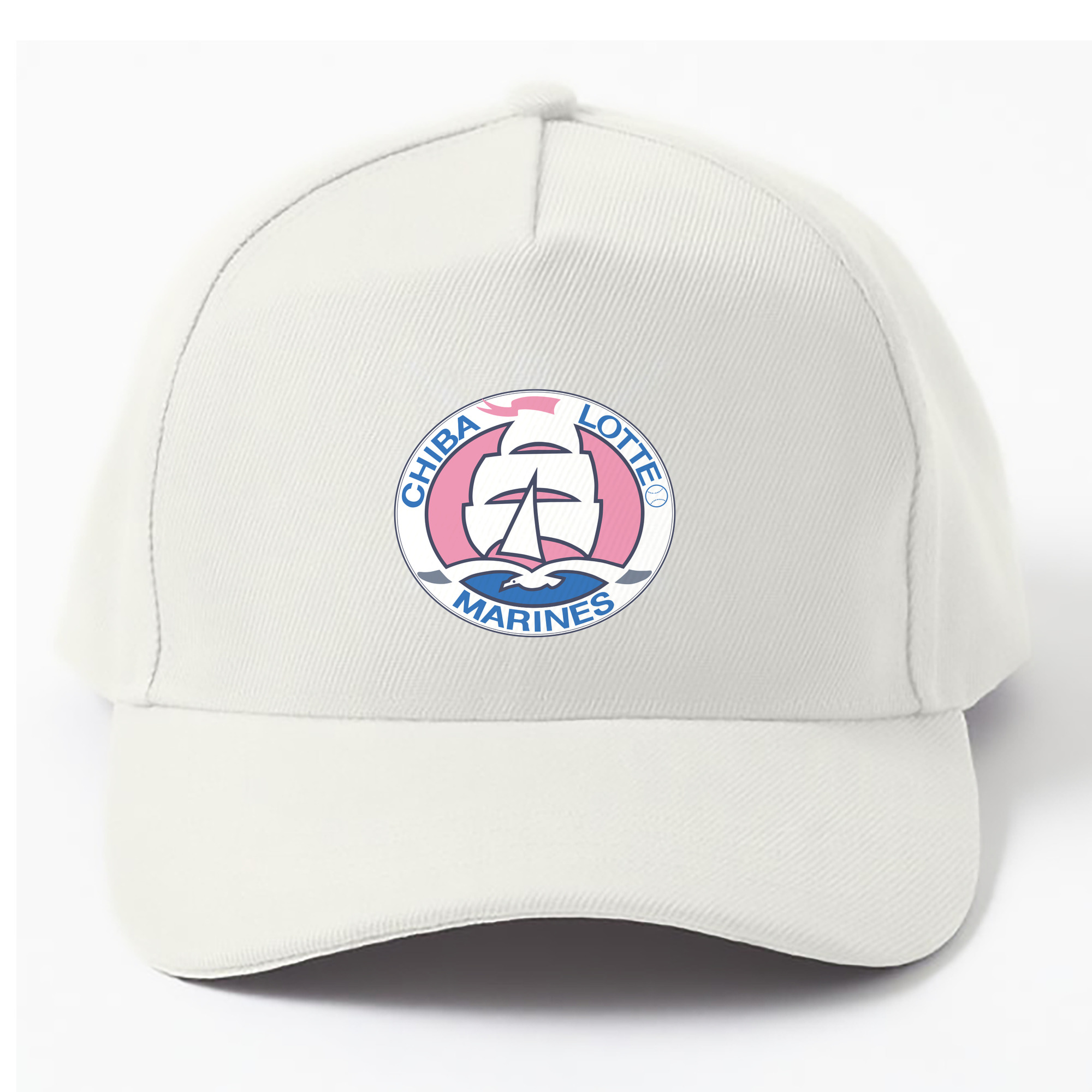 CHIBA LOTTE MARINES OLD EMBLEM ORIGINAL Logo - ベースボールキャップ ・ 綿100％ ・ 男女兼用 ・ スポーツ 帽子 ・ 日常使い 散歩 アウトドア 旅行用