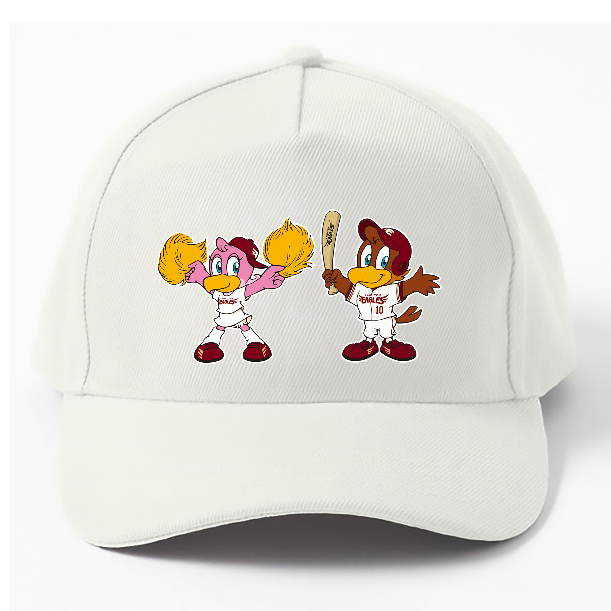 TOHOKU RAKUTEN GOLDEN EAGLES MASCOT CLUTCH CLUTCHENA 2020 UNIFORM ORIGINAL Logo - ベースボールキャップ ・ 綿100％ ・ 男女兼用 ・ スポーツ 帽子 ・ 日常使い 散歩 アウトドア 旅行用