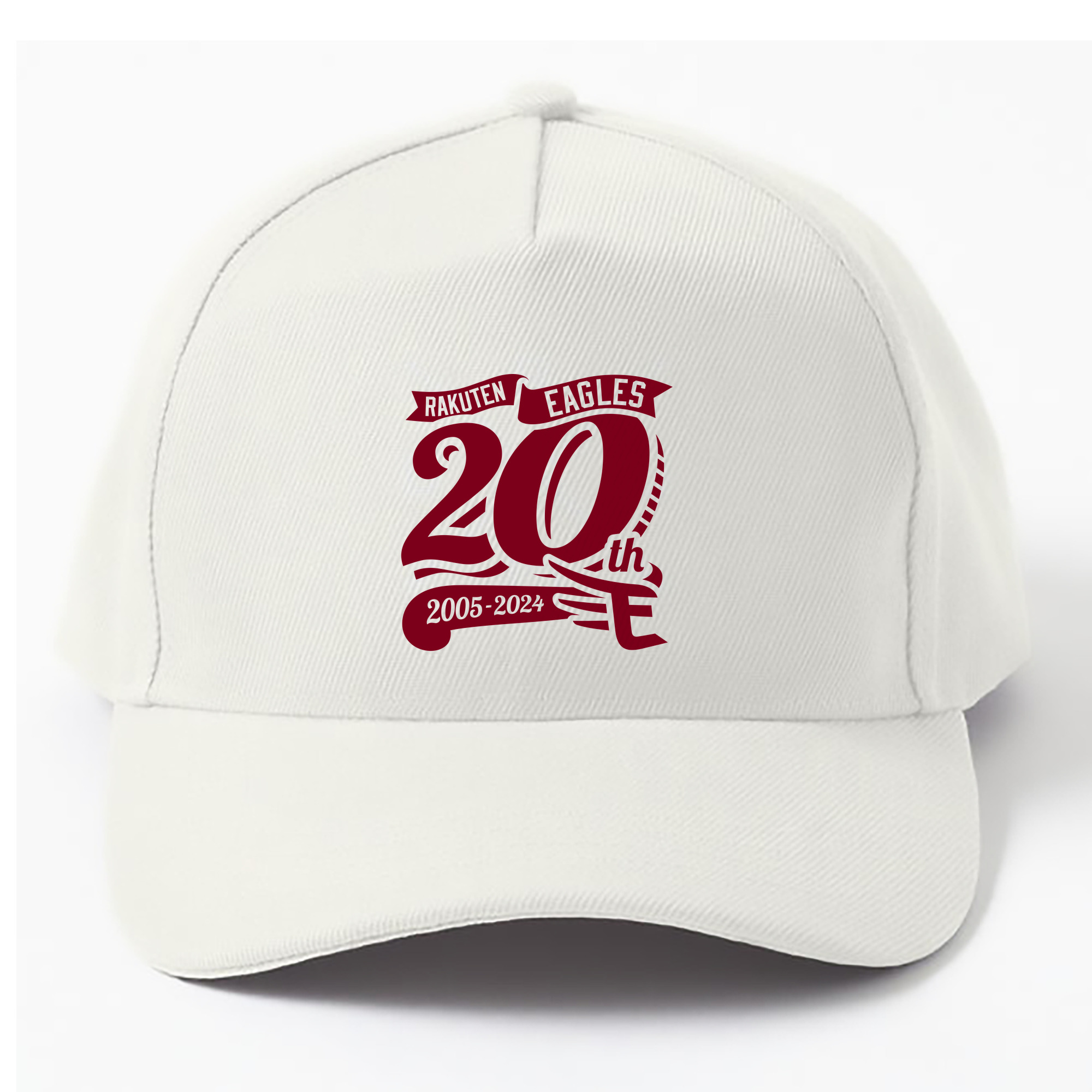 TOHOKU RAKUTEN GOLDEN EAGLES 20TH ANNIVERSARY EMBLEM - ベースボールキャップ ・ 綿100％ ・ 男女兼用 ・ スポーツ 帽子 ・ 日常使い 散歩 アウトドア 旅行用