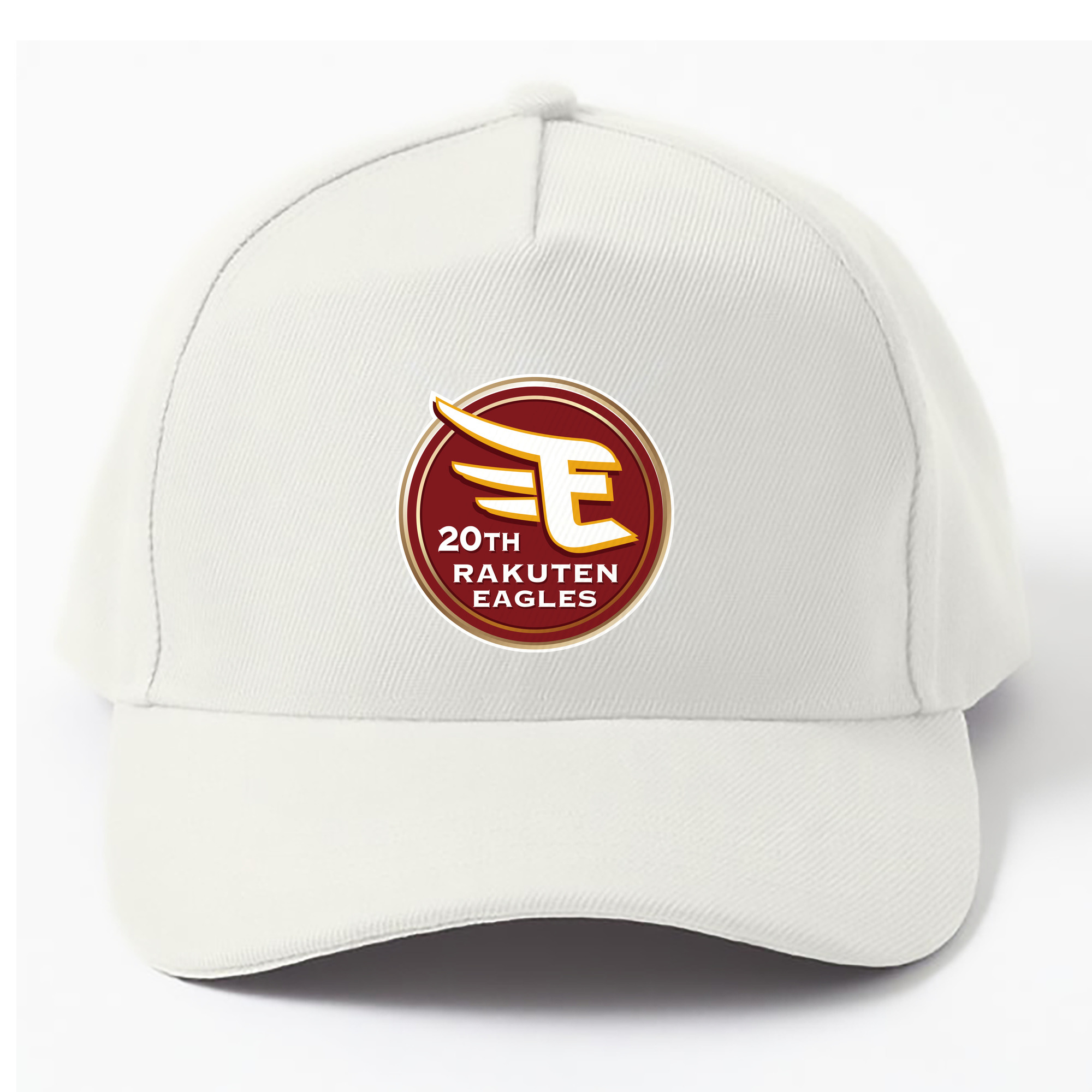 TOHOKU RAKUTEN GOLDEN EAGLES 20TH ANNIVERSARY EMBLEM Logo - ベースボールキャップ ・ 綿100％ ・ 男女兼用 ・ スポーツ 帽子 ・ 日常使い 散歩 アウトドア 旅行用