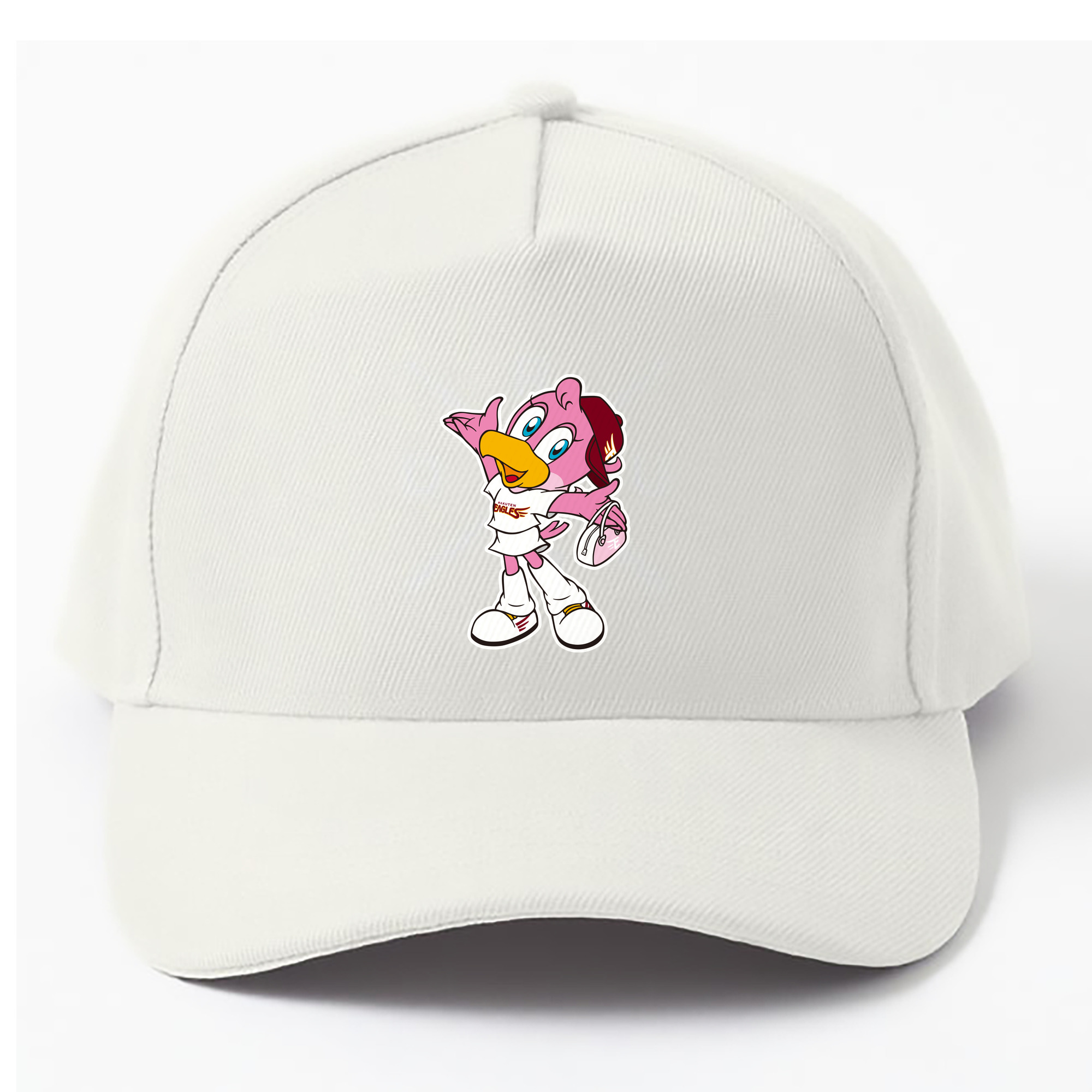 TOHOKU RAKUTEN GOLDEN EAGLES MASCOT CLUTCHENA APPLICATION Logo - ベースボールキャップ ・ 綿100％ ・ 男女兼用 ・ スポーツ 帽子 ・ 日常使い 散歩 アウトドア 旅行用