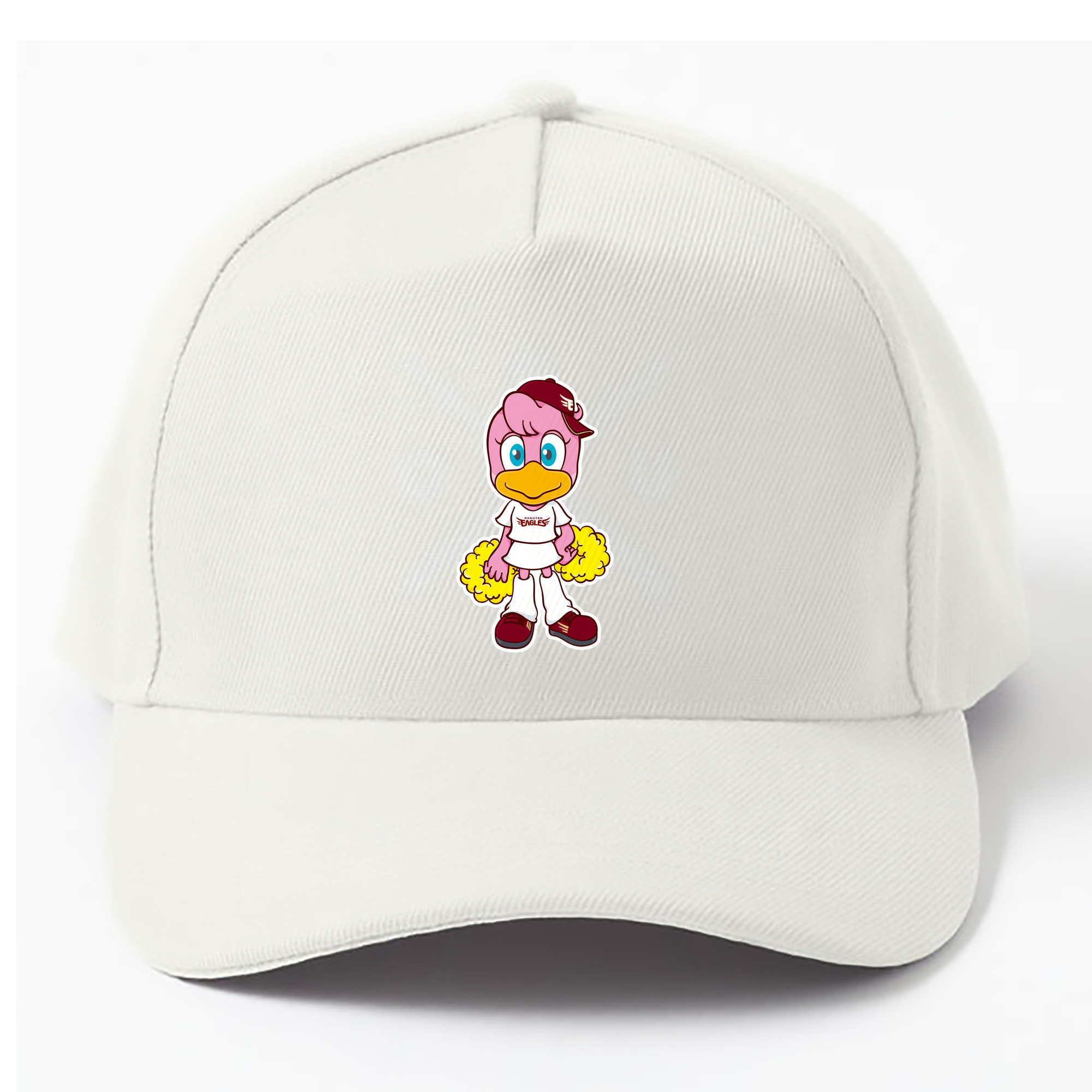 TOHOKU RAKUTEN GOLDEN EAGLES MASCOT CLUTCHENA 2024 ORIGINAL Logo - ベースボールキャップ ・ 綿100％ ・ 男女兼用 ・ スポーツ 帽子 ・ 日常使い 散歩 アウトドア 旅行用