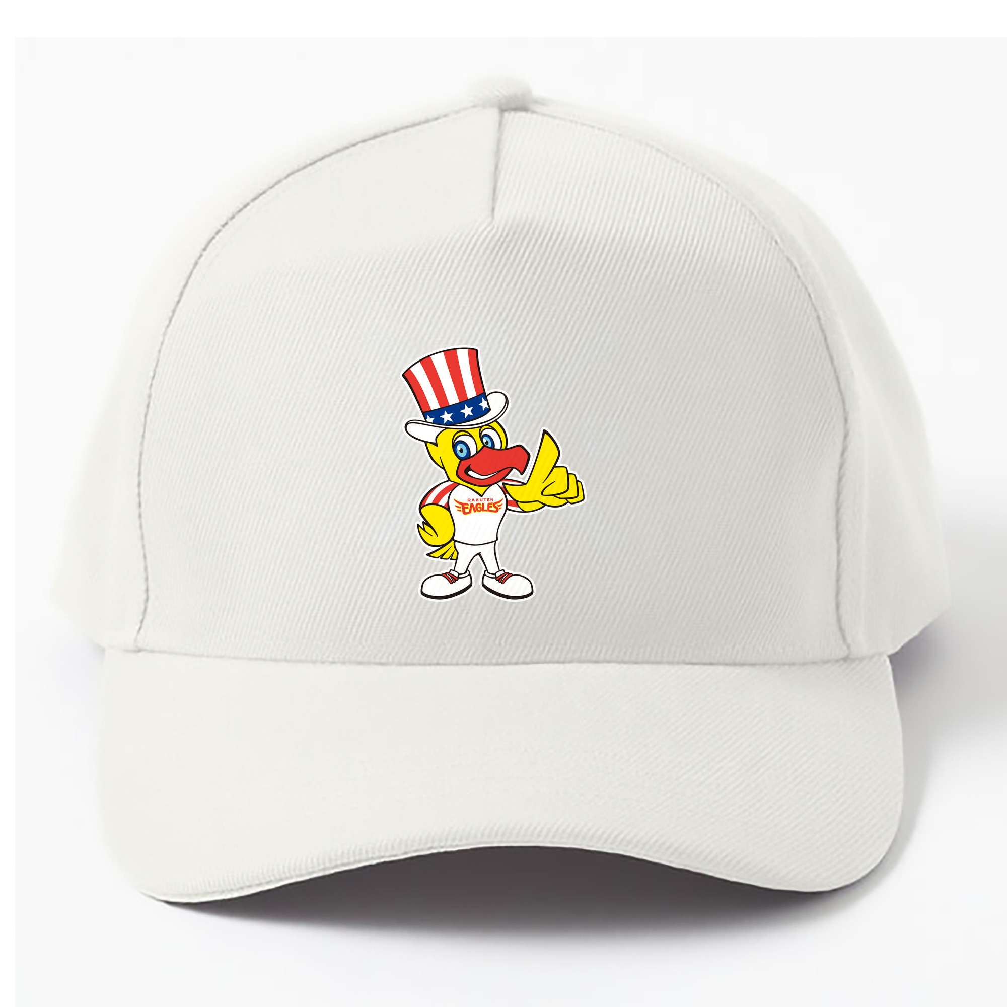 TOHOKU RAKUTEN GOLDEN EAGLES MASCOT SWITCH APPLICATION THE STARS AND STRIPES HAT Logo - ベースボールキャップ ・ 綿100％ ・ 男女兼用 ・ スポーツ 帽子 ・ 日常使い 散歩 アウトドア 旅行用