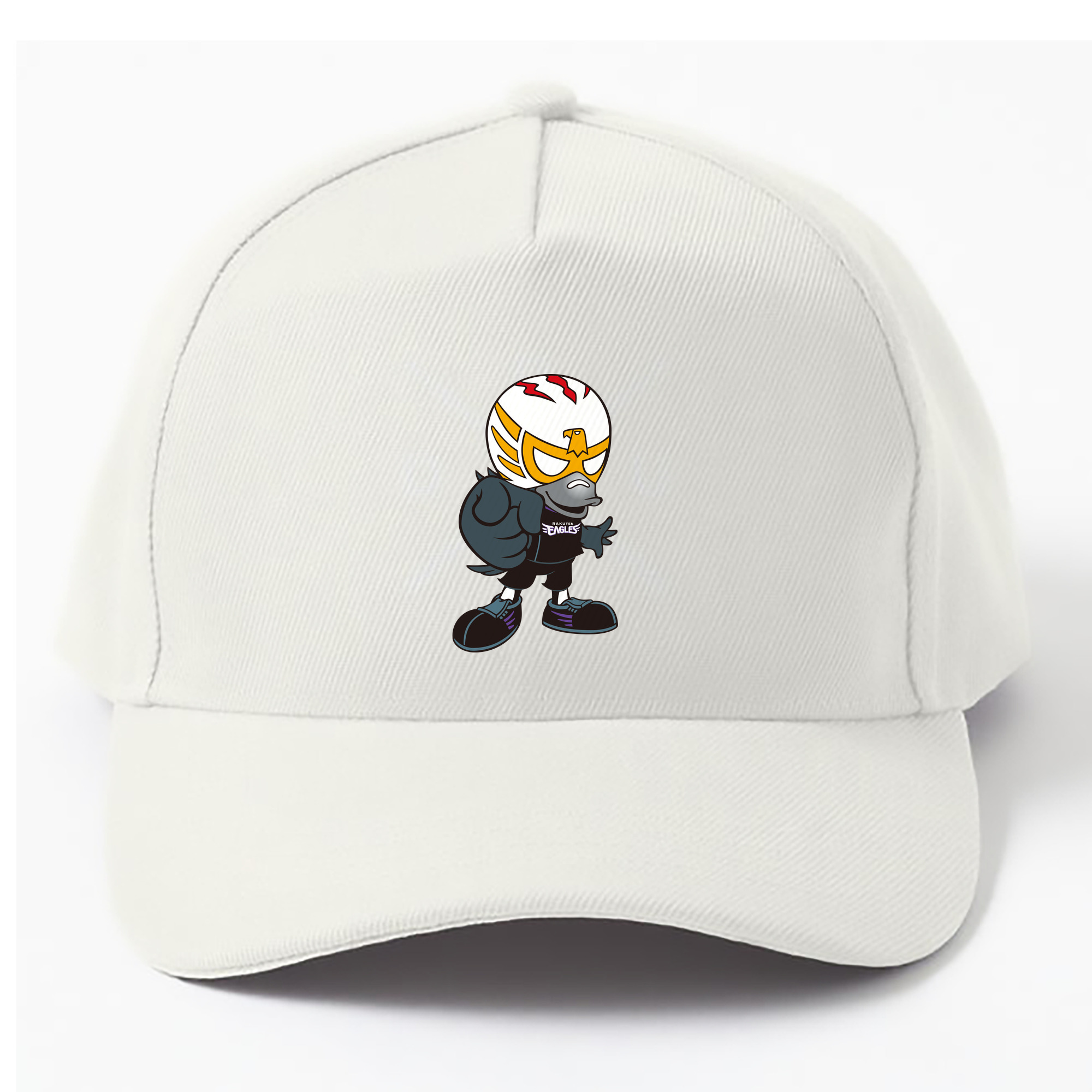 TOHOKU RAKUTEN GOLDEN EAGLES MASCOT MR.CARRASCO Logo - ベースボールキャップ ・ 綿100％ ・ 男女兼用 ・ スポーツ 帽子 ・ 日常使い 散歩 アウトドア 旅行用