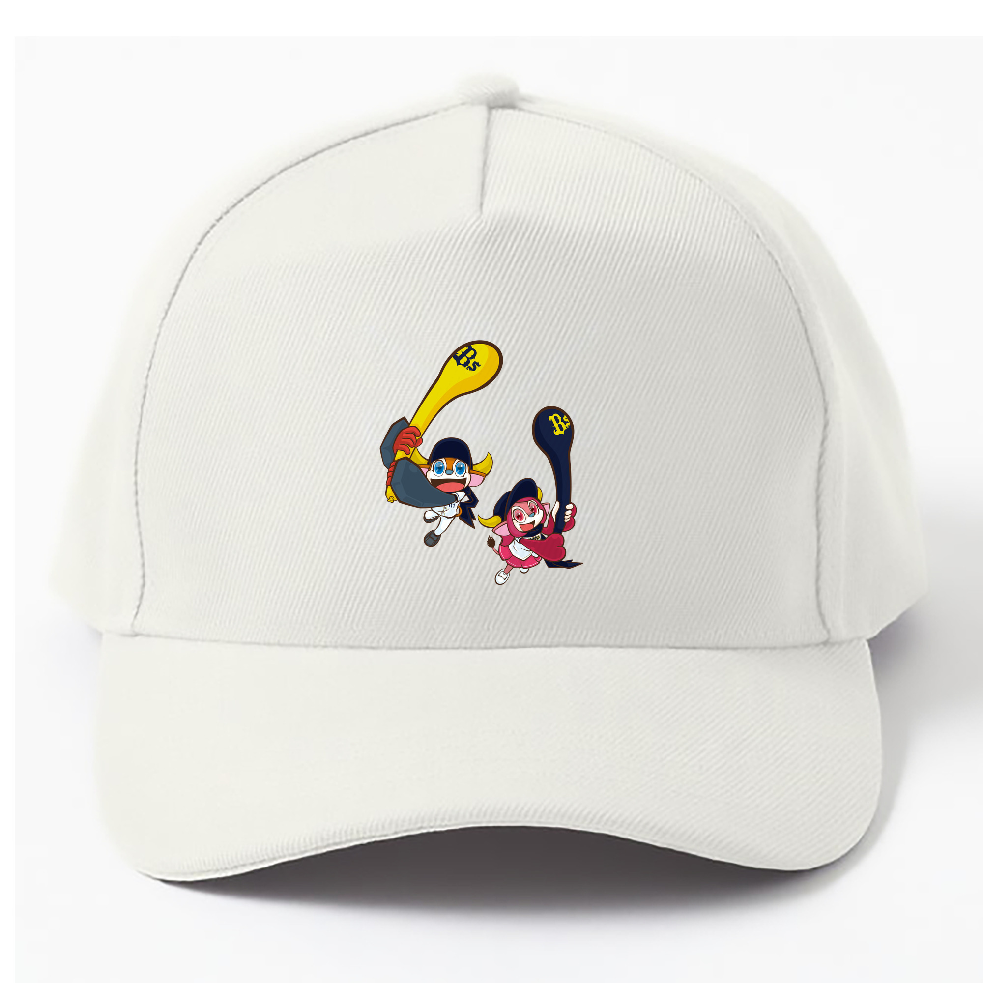 ORIX BUFFALOES MASCOT BUFFALO BULL BUFFALO BELL APPLICATION BALLOON Logo - ベースボールキャップ ・ 綿100％ ・ 男女兼用 ・ スポーツ 帽子 ・ 日常使い 散歩 アウトドア 旅行用