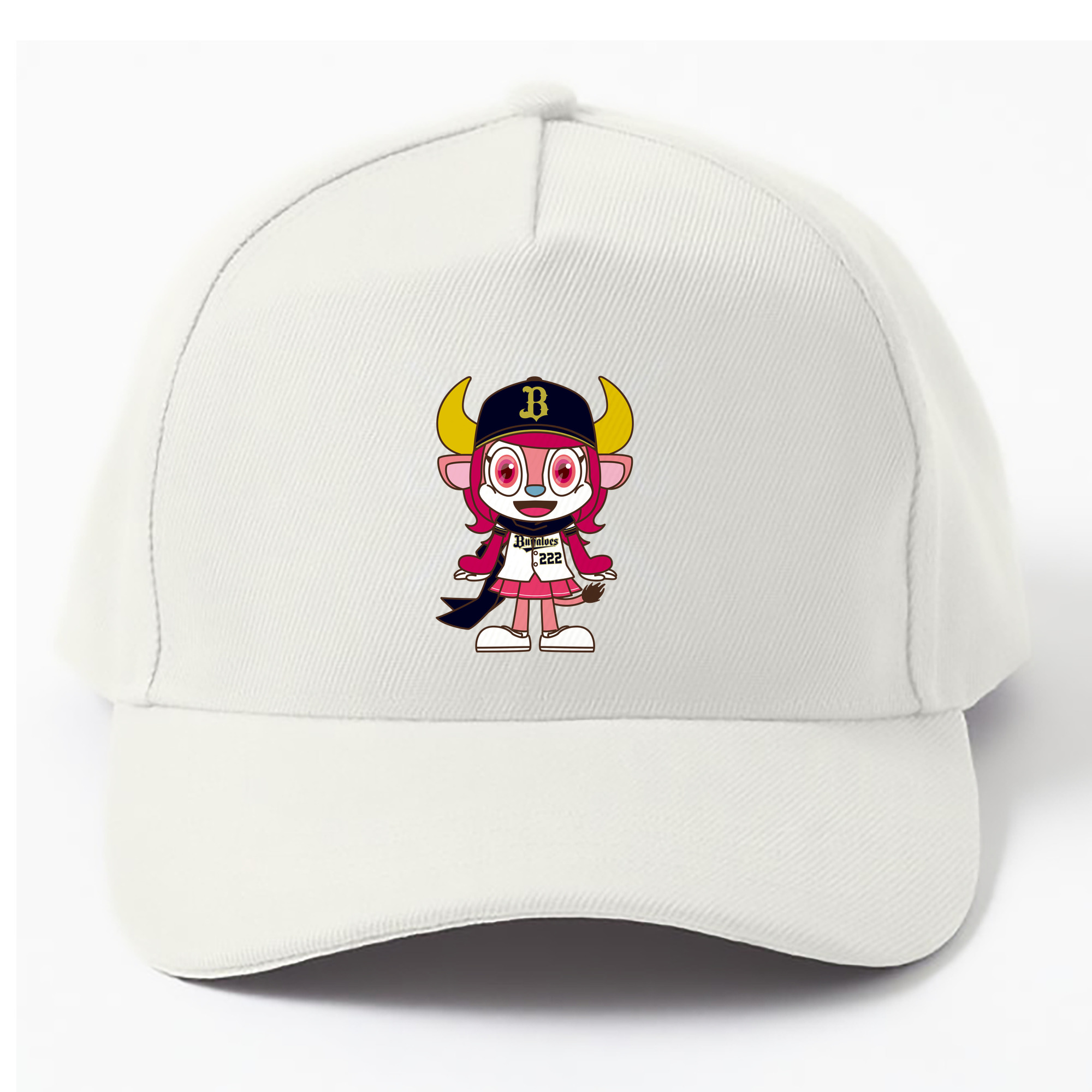 ORIX BUFFALOES MASCOT BUFFALO BELL ORIGINAL SYMBOL 2019 Logo - ベースボールキャップ ・ 綿100％ ・ 男女兼用 ・ スポーツ 帽子 ・ 日常使い 散歩 アウトドア 旅行用
