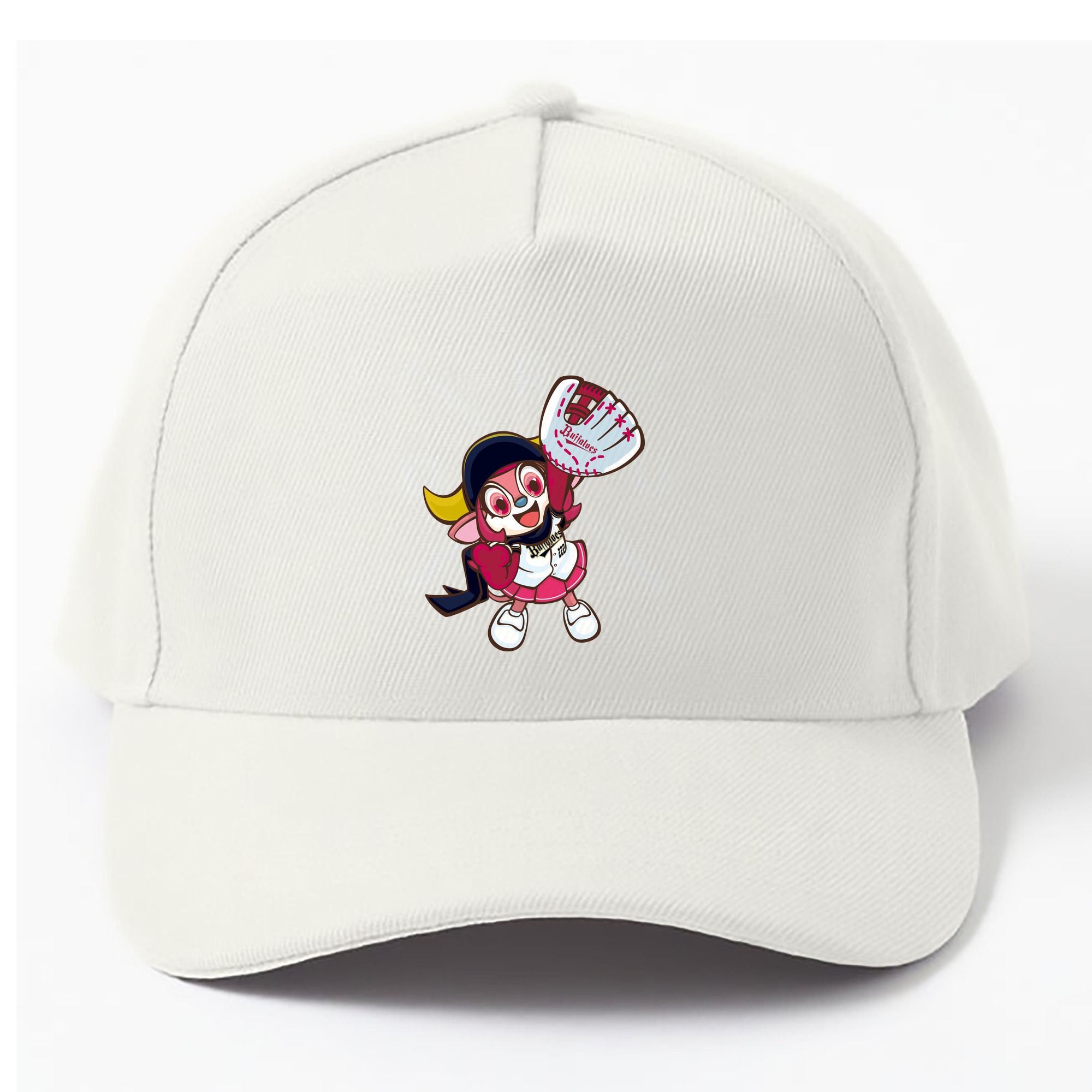 ORIX BUFFALOES MASCOT BUFFALO BELL APPLICATION GLOVE SYMBOL 2019 Color Logo - ベースボールキャップ ・ 綿100％ ・ 男女兼用 ・ スポーツ 帽子 ・ 日常使い 散歩 アウトドア 旅行用