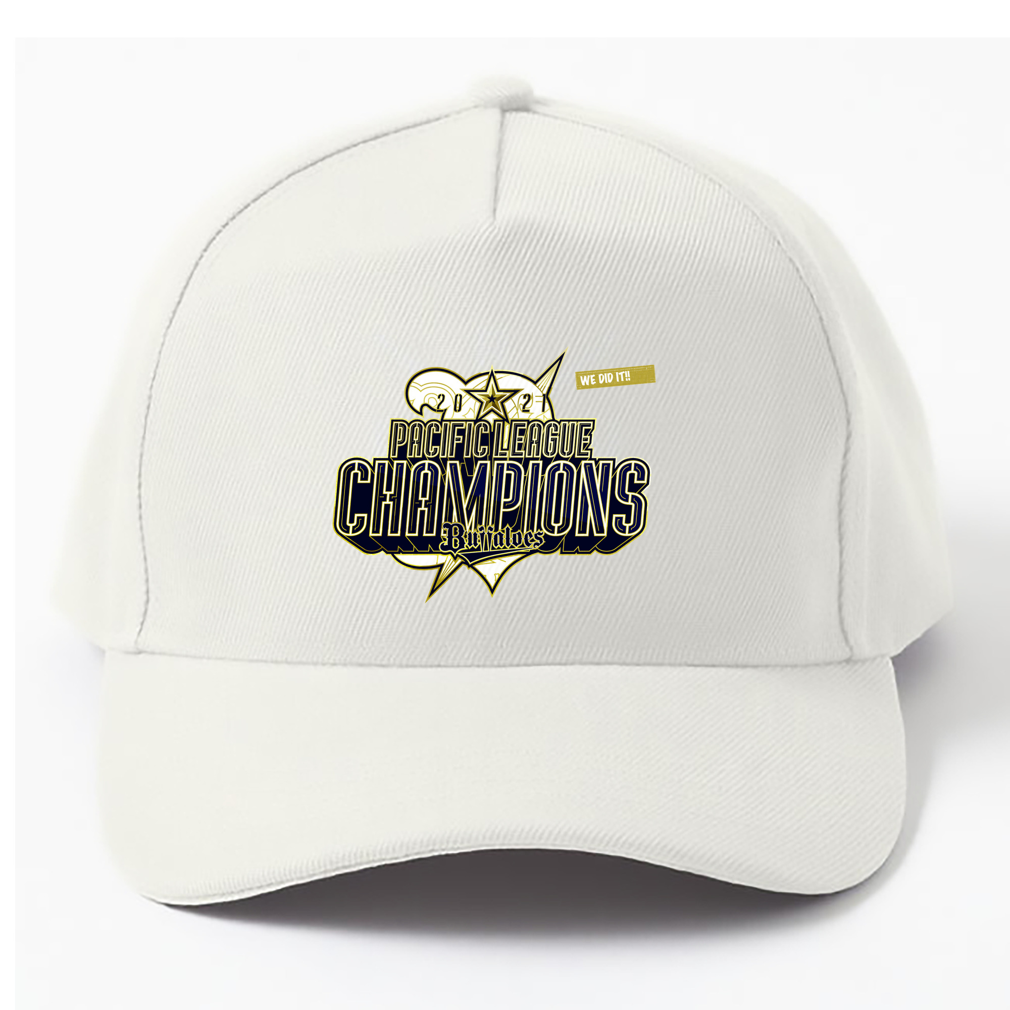 ORIX BUFFALOES PACIFIC LEAGUE CHAMPIONS 2021 Logo - ベースボールキャップ ・ 綿100％ ・ 男女兼用 ・ スポーツ 帽子 ・ 日常使い 散歩 アウトドア 旅行用
