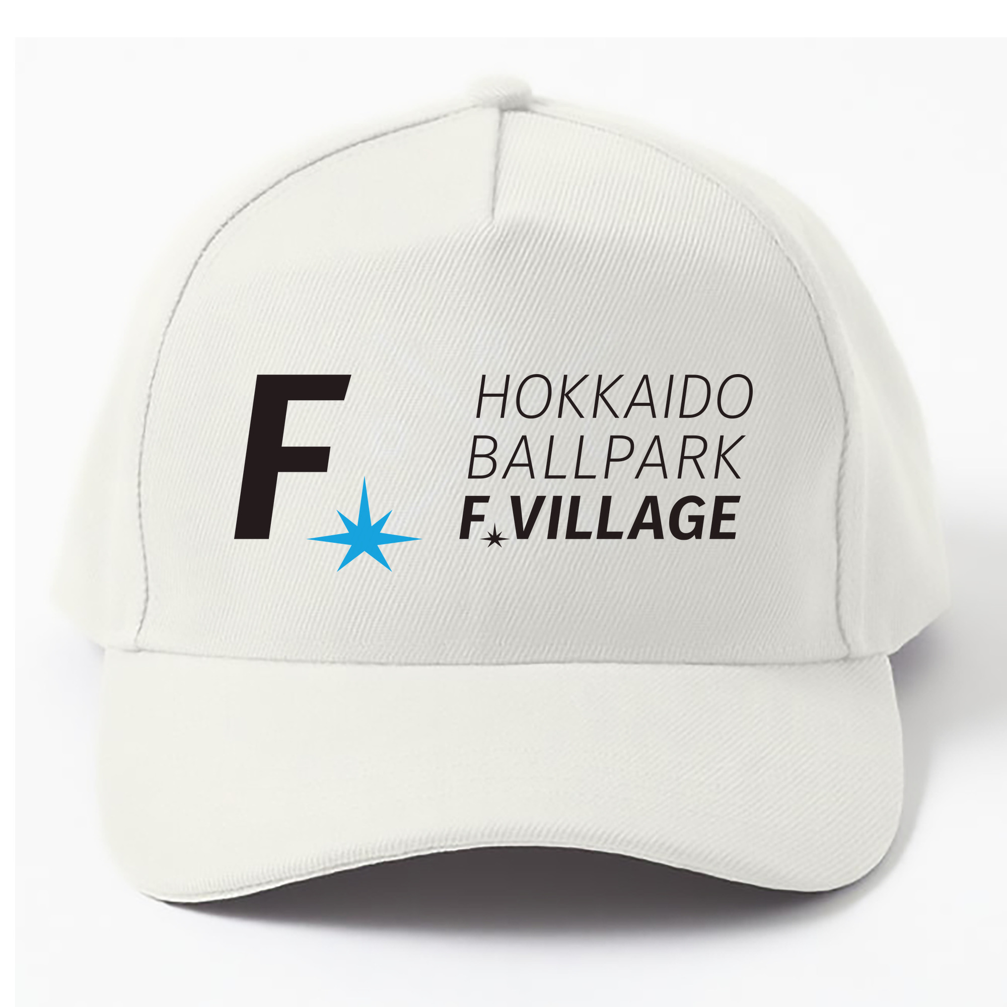 HOKKAIDO BALLPARK F VILLAGE Logo - ベースボールキャップ ・ 綿100％ ・ 男女兼用 ・ スポーツ 帽子 ・ 日常使い 散歩 アウトドア 旅行用