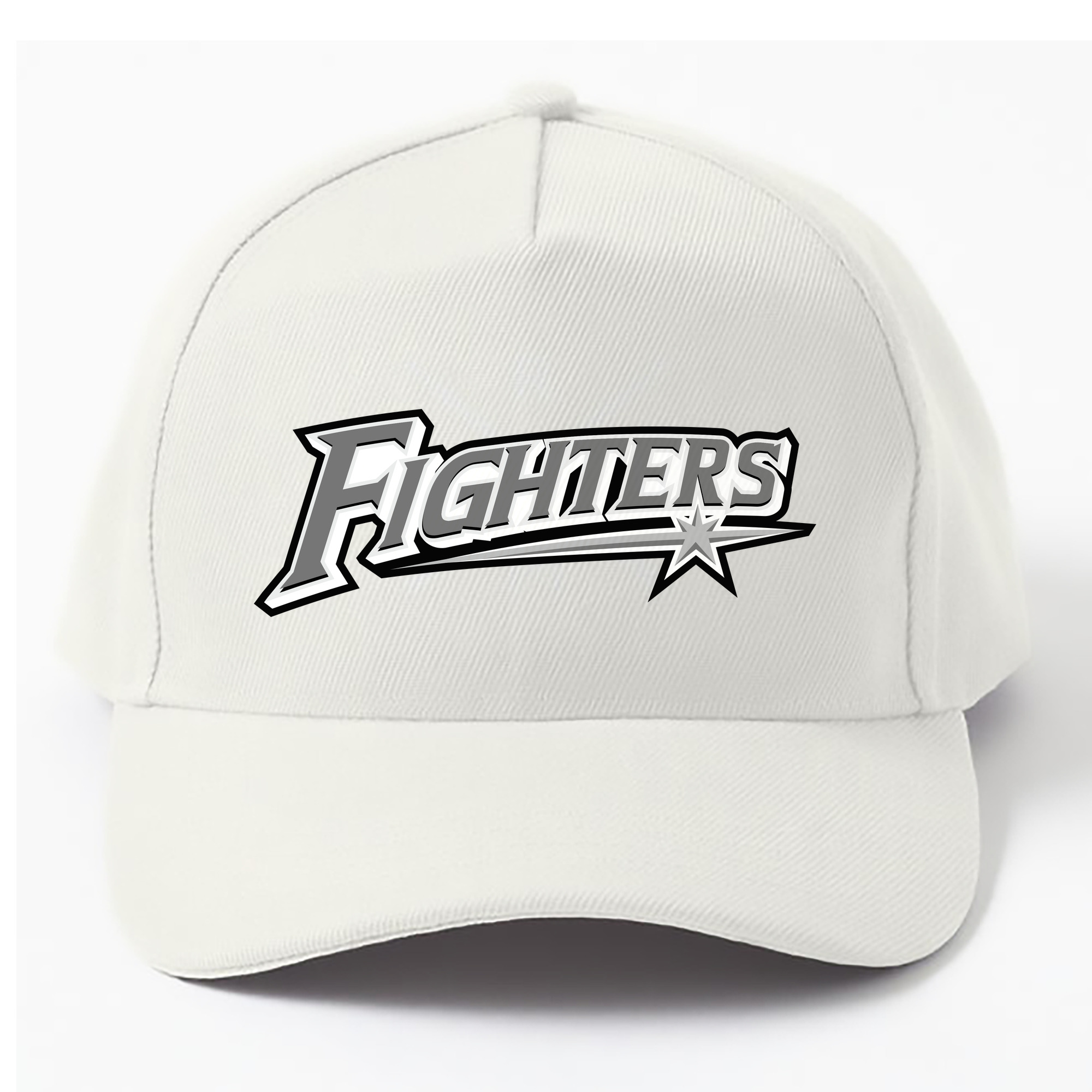 HOKKAIDO NIPPON-HAM FIGHTERS WORDMARK Logo - ベースボールキャップ ・ 綿100％ ・ 男女兼用 ・ スポーツ 帽子 ・ 日常使い 散歩 アウトドア 旅行用