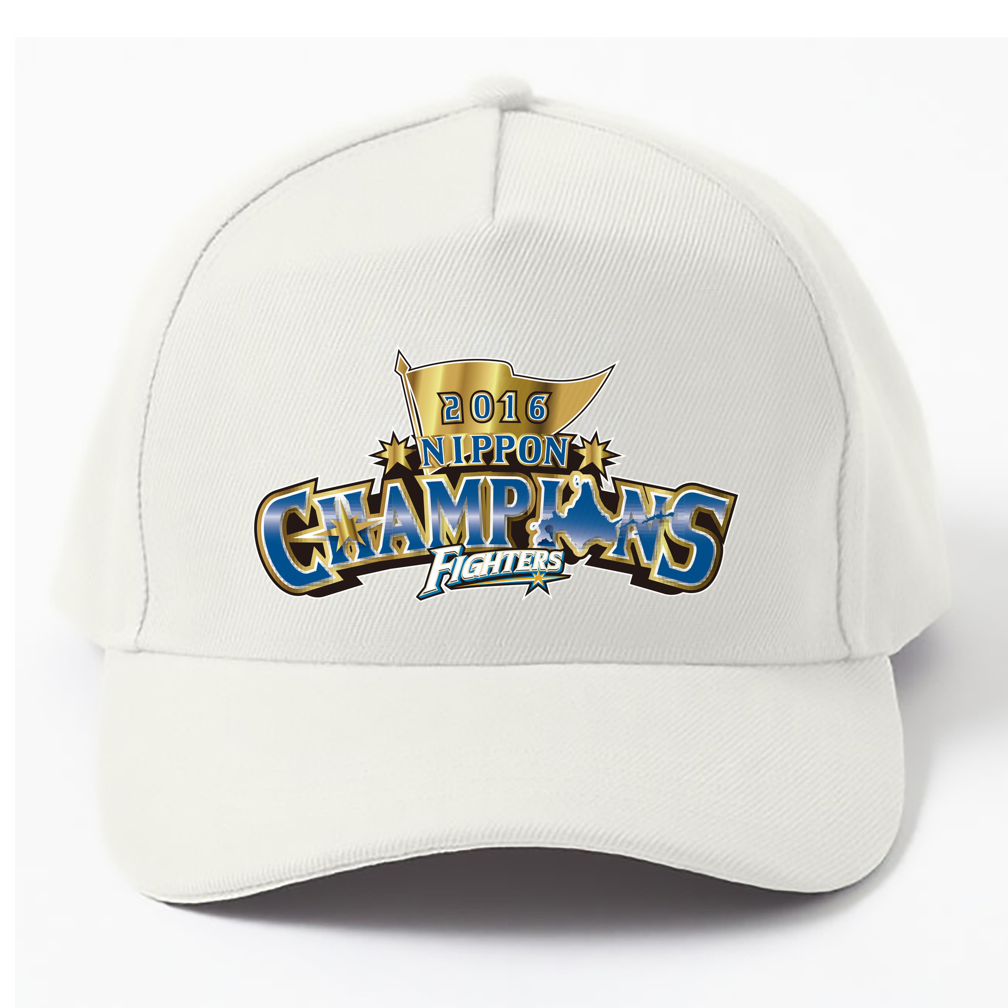 HOKKAIDO NIPPON-HAM FIGHTERS 2016 NIPPON CHAMPIONS Logo - ベースボールキャップ ・ 綿100％ ・ 男女兼用 ・ スポーツ 帽子 ・ 日常使い 散歩 アウトドア 旅行用