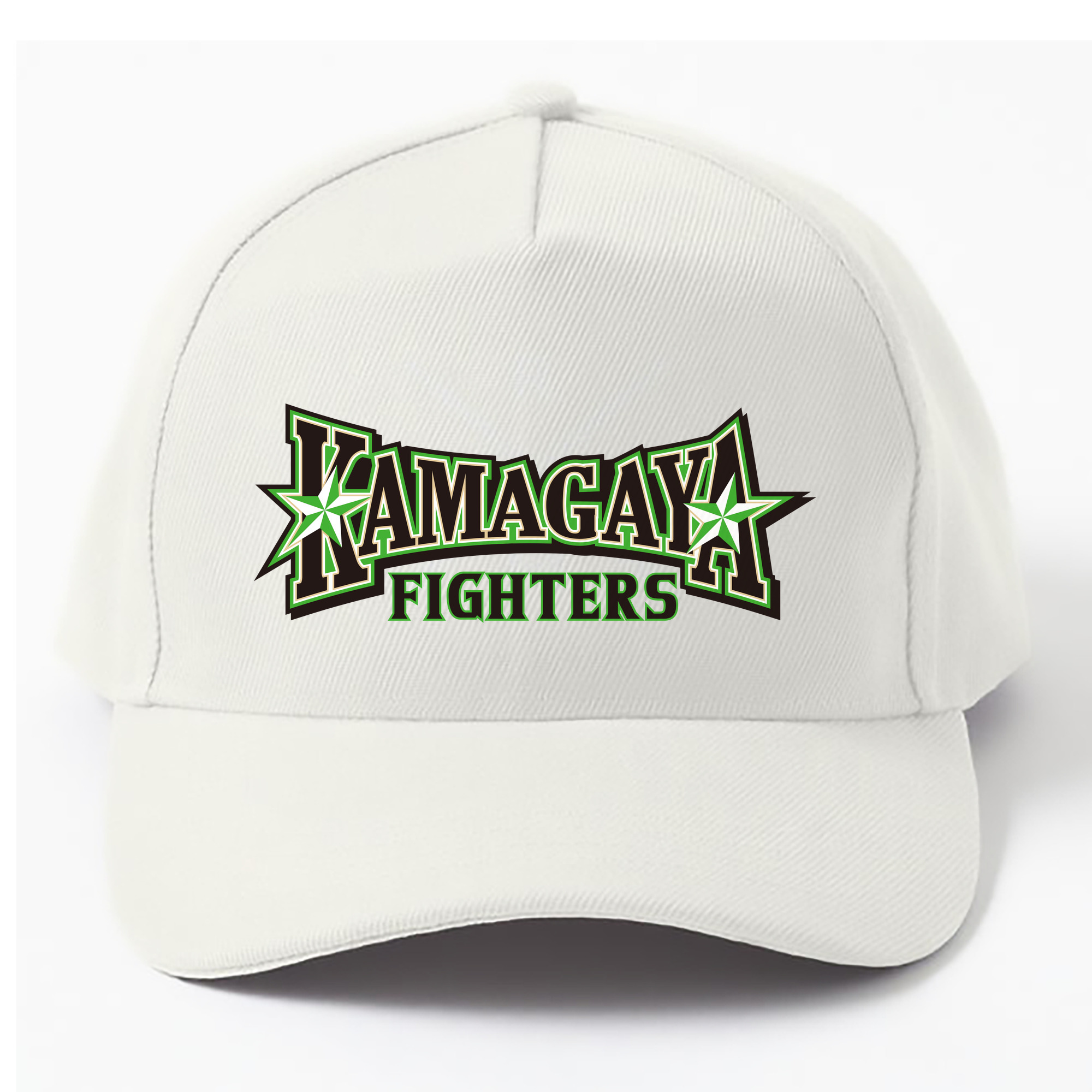 KAMAGAYA FIGHTERS Logo - ベースボールキャップ ・ 綿100％ ・ 男女兼用 ・ スポーツ 帽子 ・ 日常使い 散歩 アウトドア 旅行用