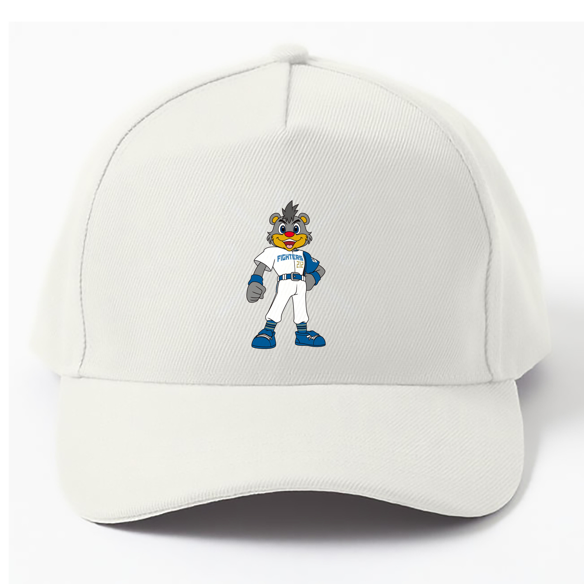 HOKKAIDO NIPPON-HAM FIGHTERS MASCOT BRISKY THE BEAR 2022 Logo - ベースボールキャップ ・ 綿100％ ・ 男女兼用 ・ スポーツ 帽子 ・ 日常使い 散歩 アウトドア 旅行用