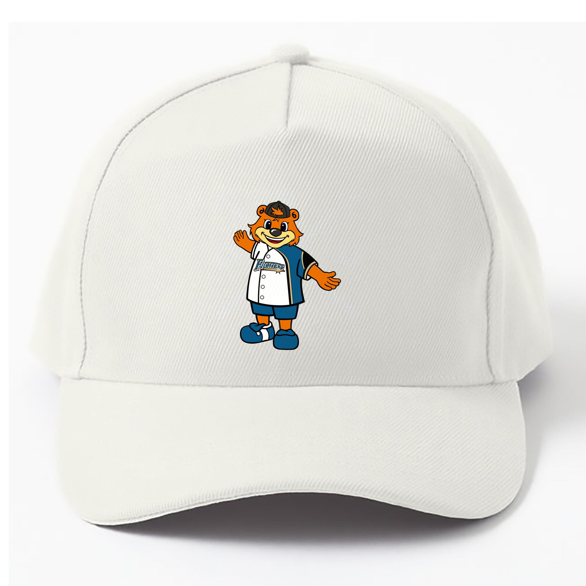 HOKKAIDO NIPPON-HAM FIGHTERS MASCOT CUBBY THE BEAR APPLICATION CONGRATULATIONS Logo - ベースボールキャップ ・ 綿100％ ・ 男女兼用 ・ スポーツ 帽子 ・ 日常使い 散歩 アウトドア 旅行用