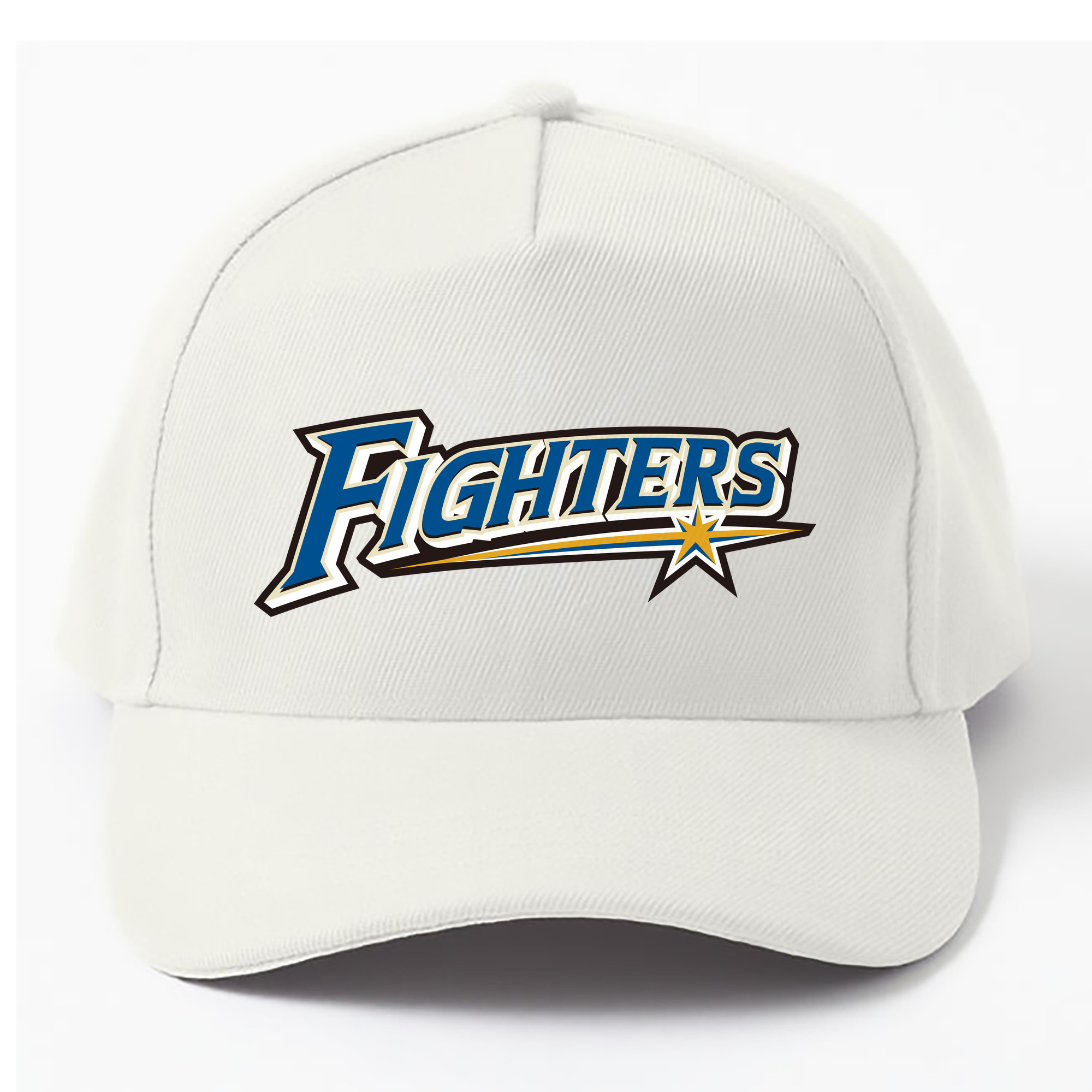 HOKKAIDO NIPPON-HAM FIGHTERS WORDMARK 2011 2021 Logo - ベースボールキャップ ・ 綿100％ ・ 男女兼用 ・ スポーツ 帽子 ・ 日常使い 散歩 アウトドア 旅行用