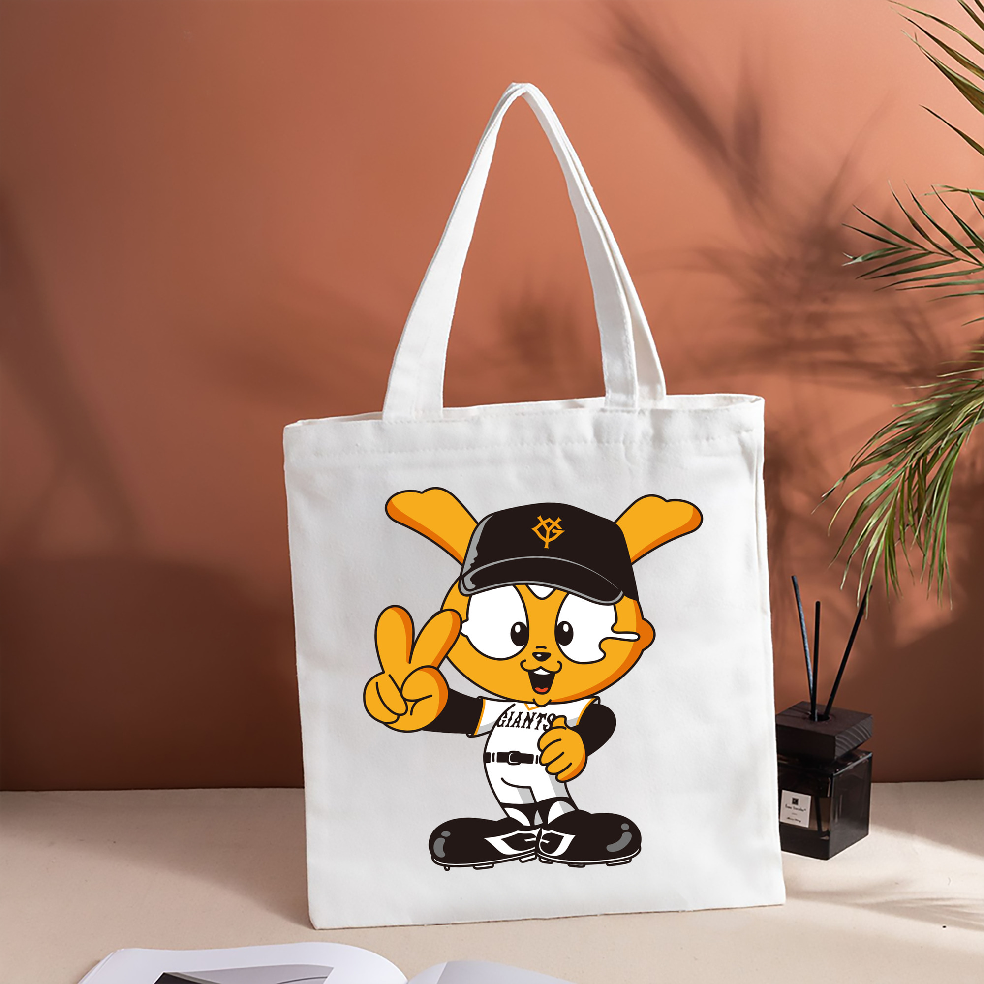 YOMIURI GIANTS MASCOT GIABBIT 2024 APPLICATION SMILE AND VICTORY Logo