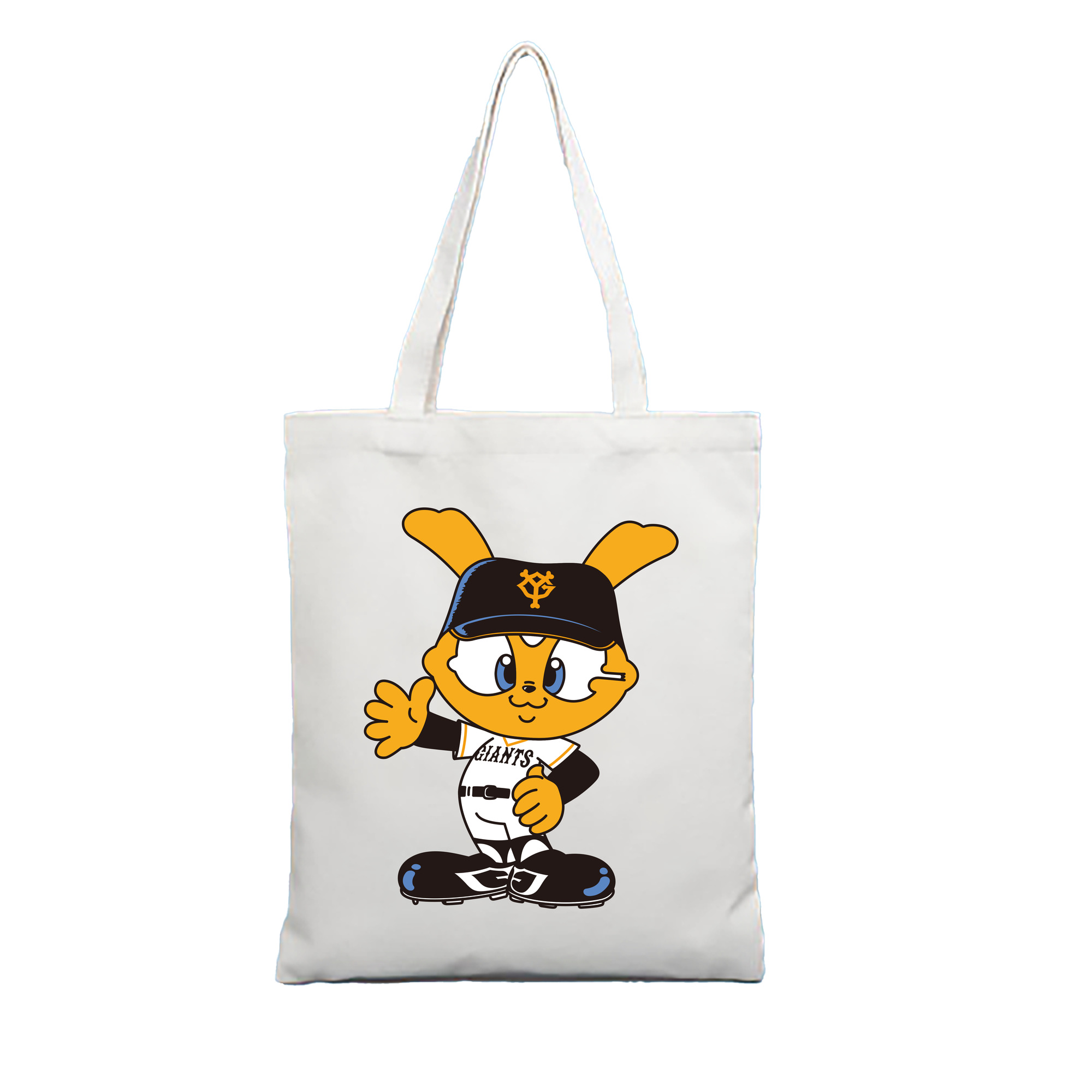 YG MASCOT APPLICATION Logo - 縦型キャンバス手提げバッグ（トートバッグ） ・ キャンバス素材 ・ ショッピング用 ・ 軽量 丈夫 お手入れ簡単