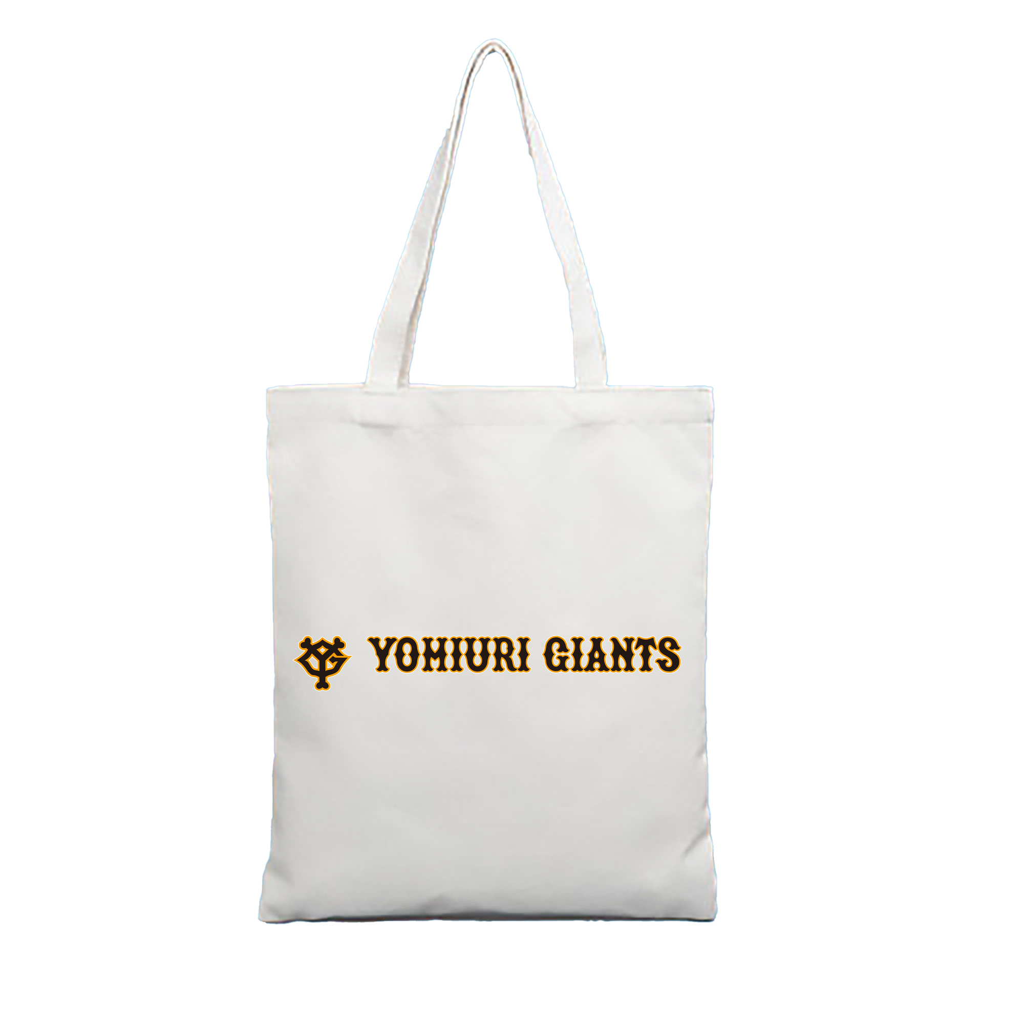 YOMIURI GIANTS 2017 2023 SYMBOL WORDMARK Logo - 縦型キャンバス手提げバッグ（トートバッグ） ・ キャンバス素材 ・ ショッピング用 ・ 軽量 丈夫 お手入れ簡単