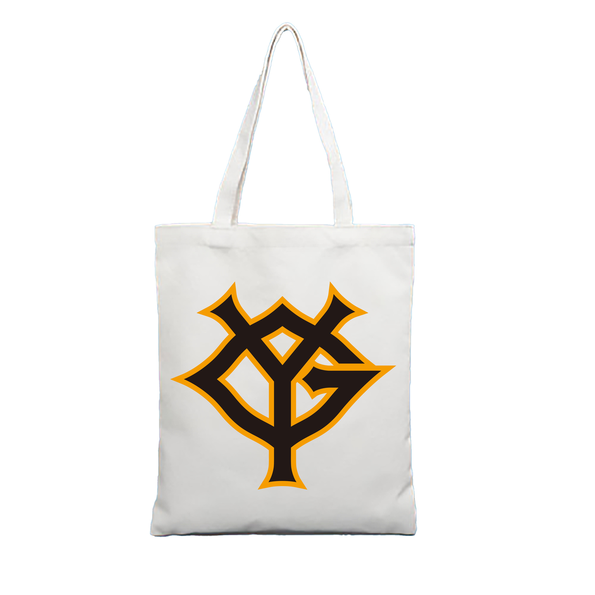 YOMIURI GIANTS SYMBOL 2024 ORIGINAL Logo - 縦型キャンバス手提げバッグ（トートバッグ） ・ キャンバス素材 ・ ショッピング用 ・ 軽量 丈夫 お手入れ簡単