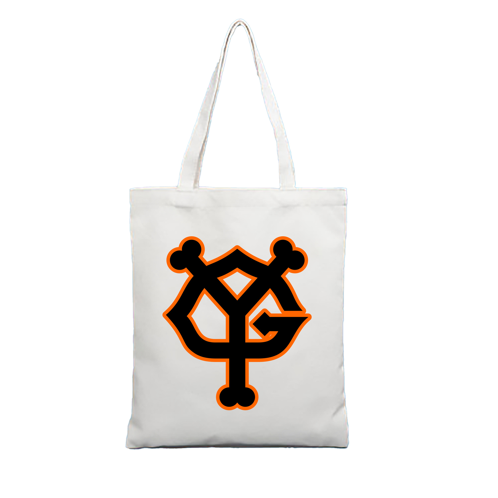 YOMIURI GIANTS SYMBOL 2006 2016 Logo - 縦型キャンバス手提げバッグ（トートバッグ） ・ キャンバス素材 ・ ショッピング用 ・ 軽量 丈夫 お手入れ簡単
