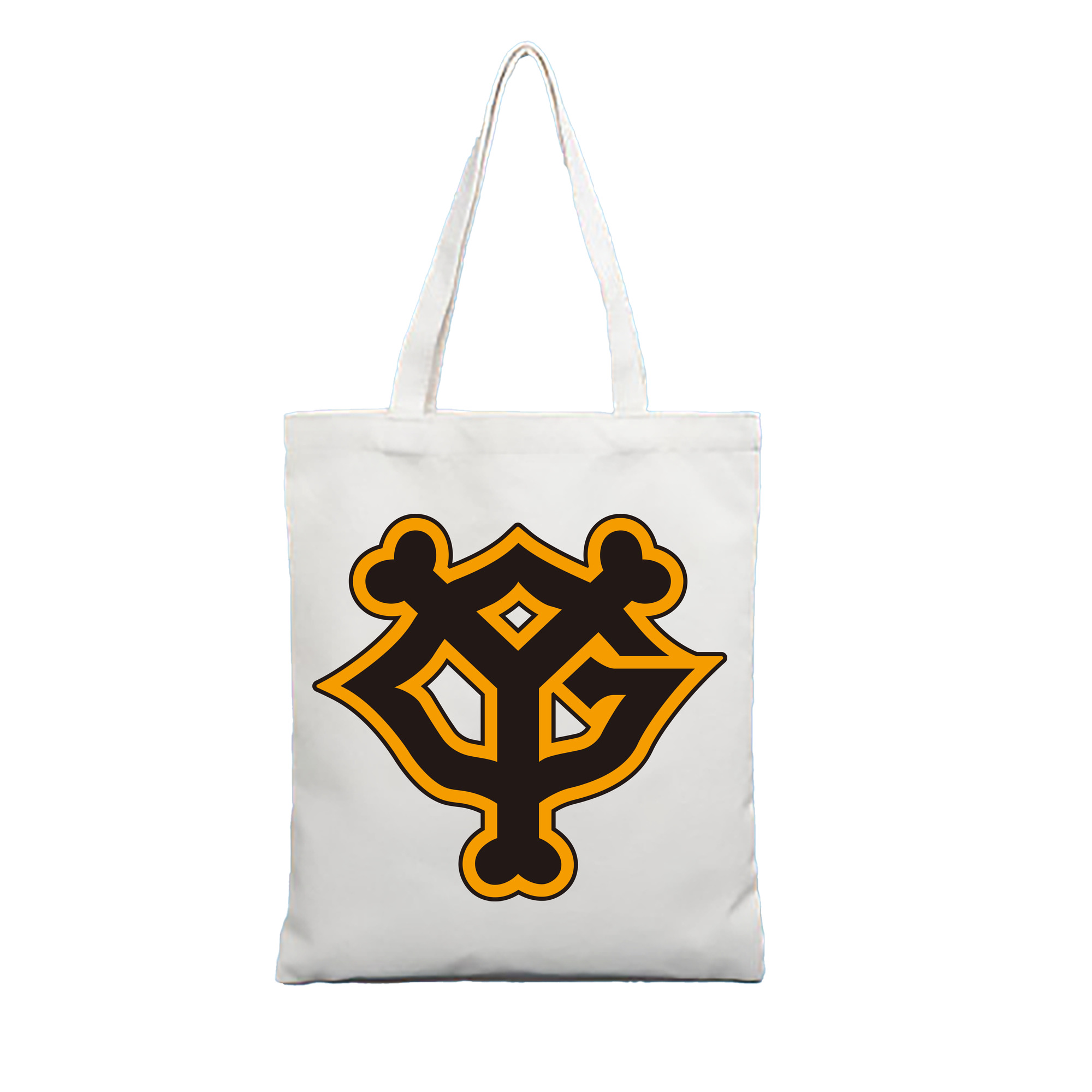 YOMIURI GIANTS SYMBOL 2017 2023 Logo - 縦型キャンバス手提げバッグ（トートバッグ） ・ キャンバス素材 ・ ショッピング用 ・ 軽量 丈夫 お手入れ簡単