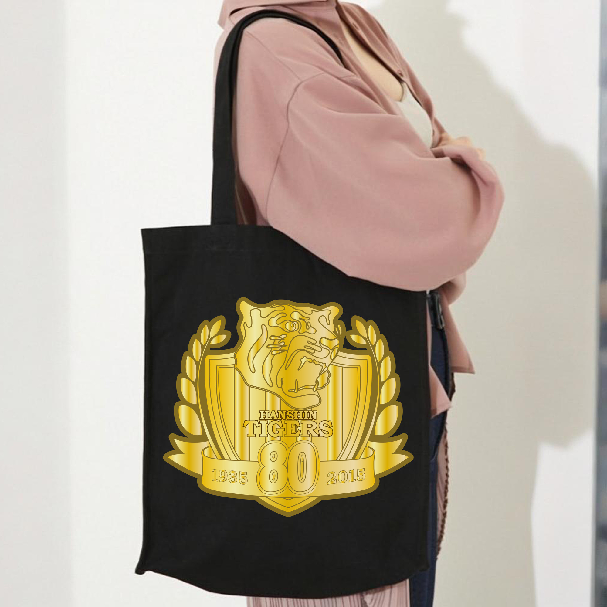 HANSHIN TIGERS 80TH ANNIVERSARY APPLICATION GOLD Logo