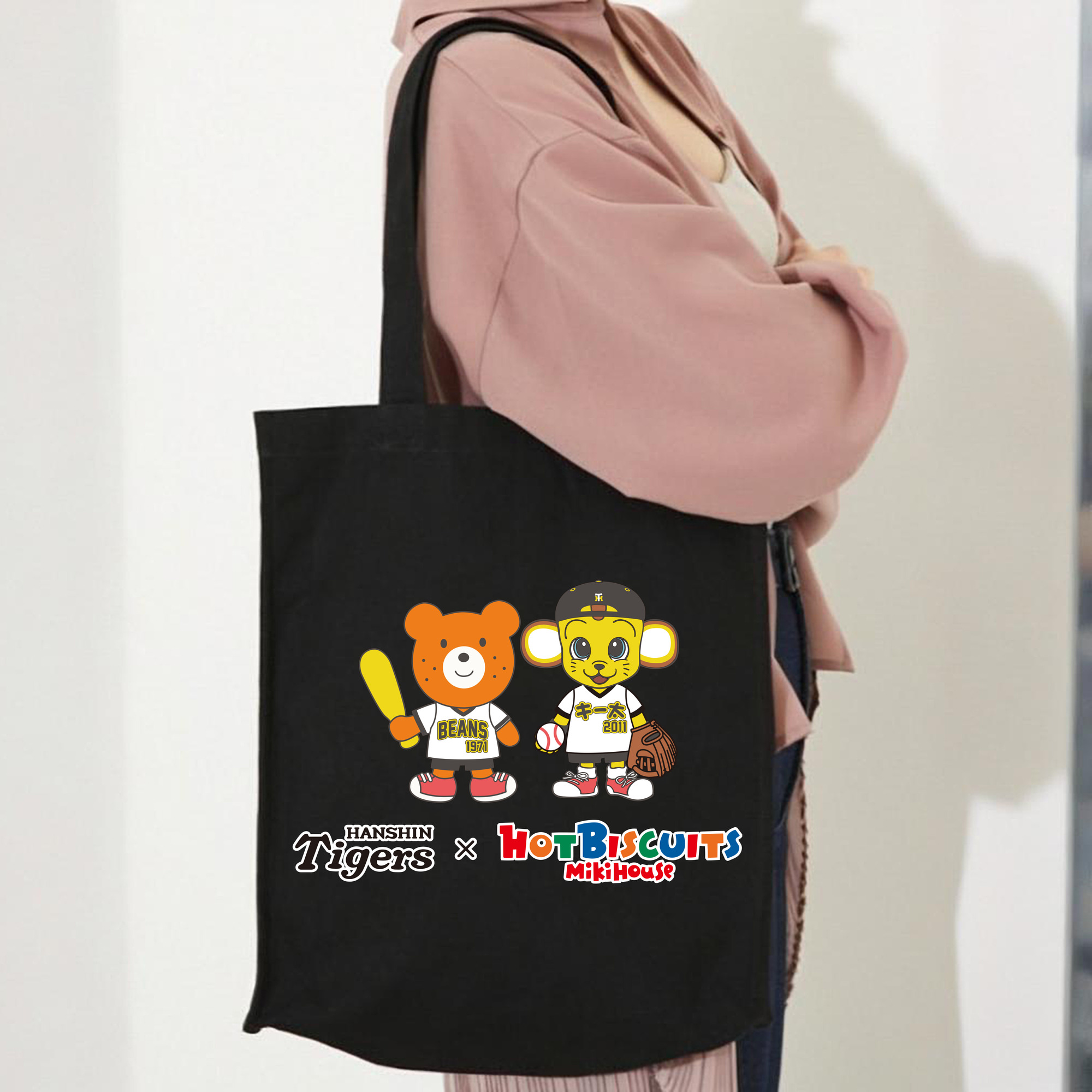 HANSHIN TIGERS HOT BISCUITS MIKIHOUSE Logo